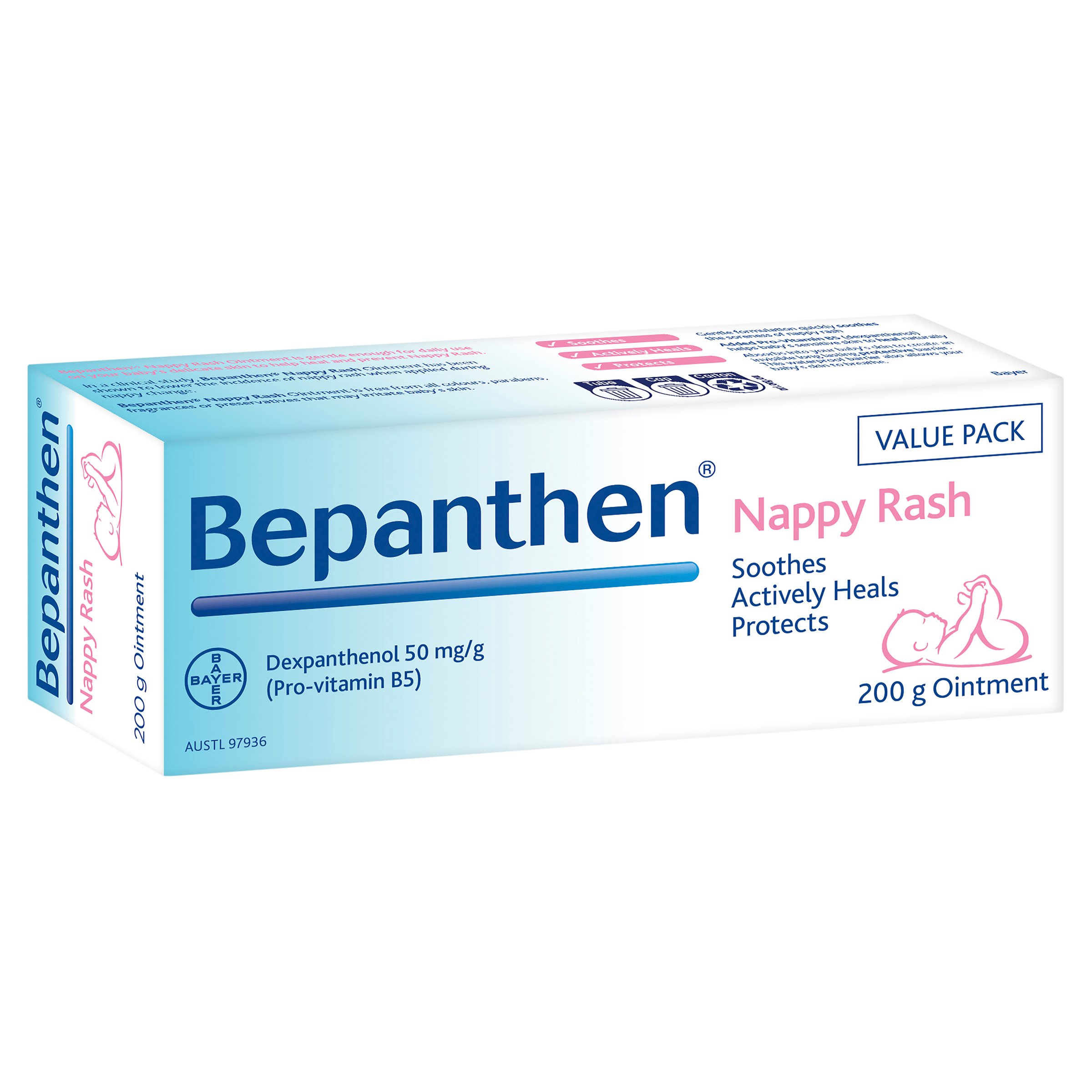 Bepanthen Nappy Rash Ointment 200g - Image 8