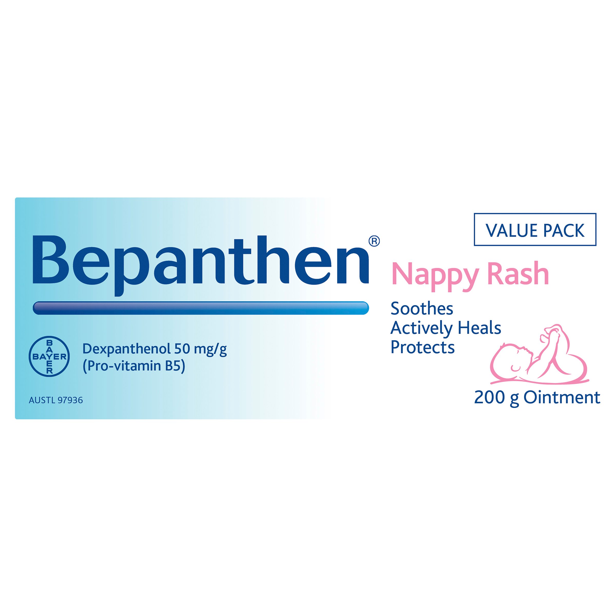 Bepanthen Nappy Rash Ointment 200g - Image 1