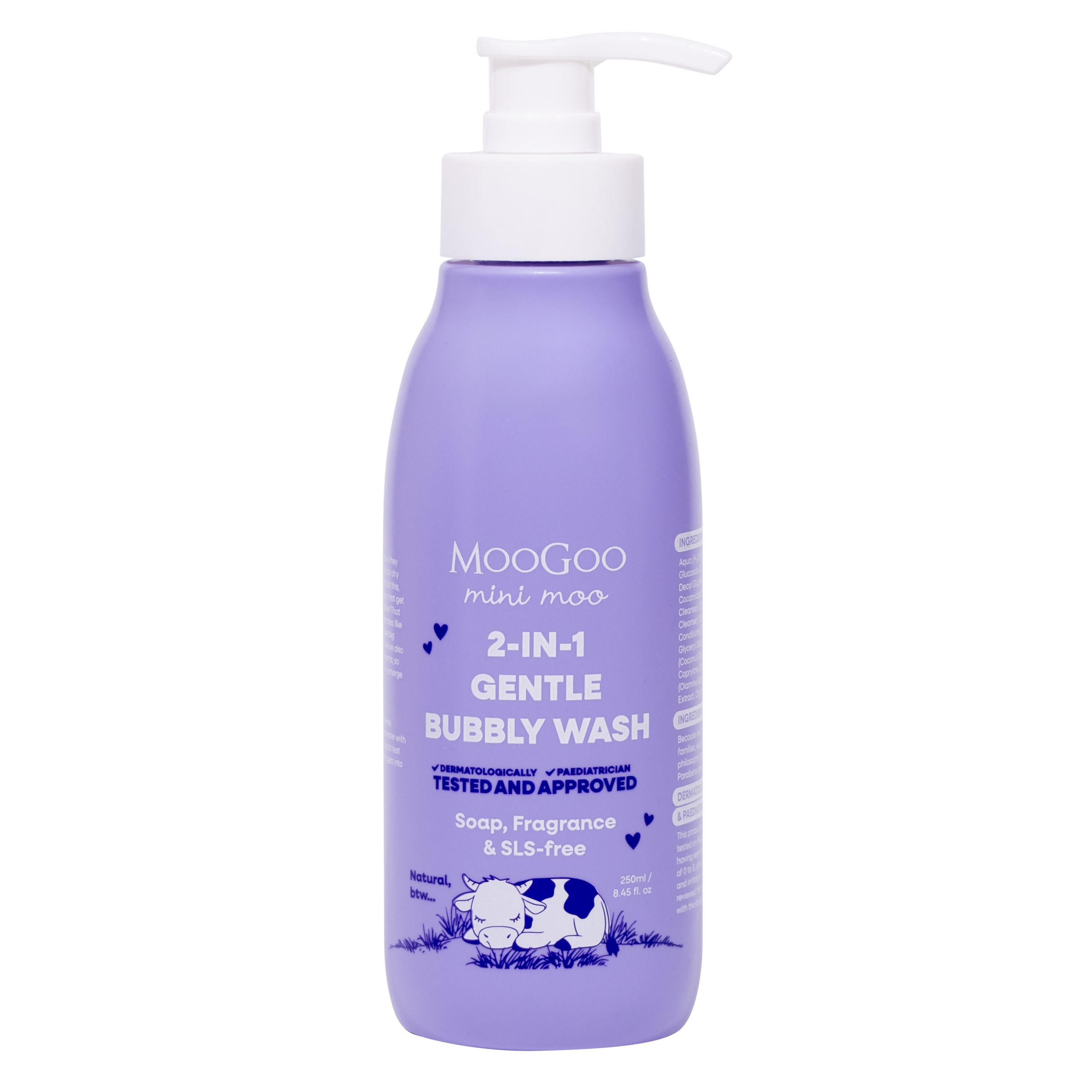 MooGoo 2-In-1 Bubbly Wash 250ml