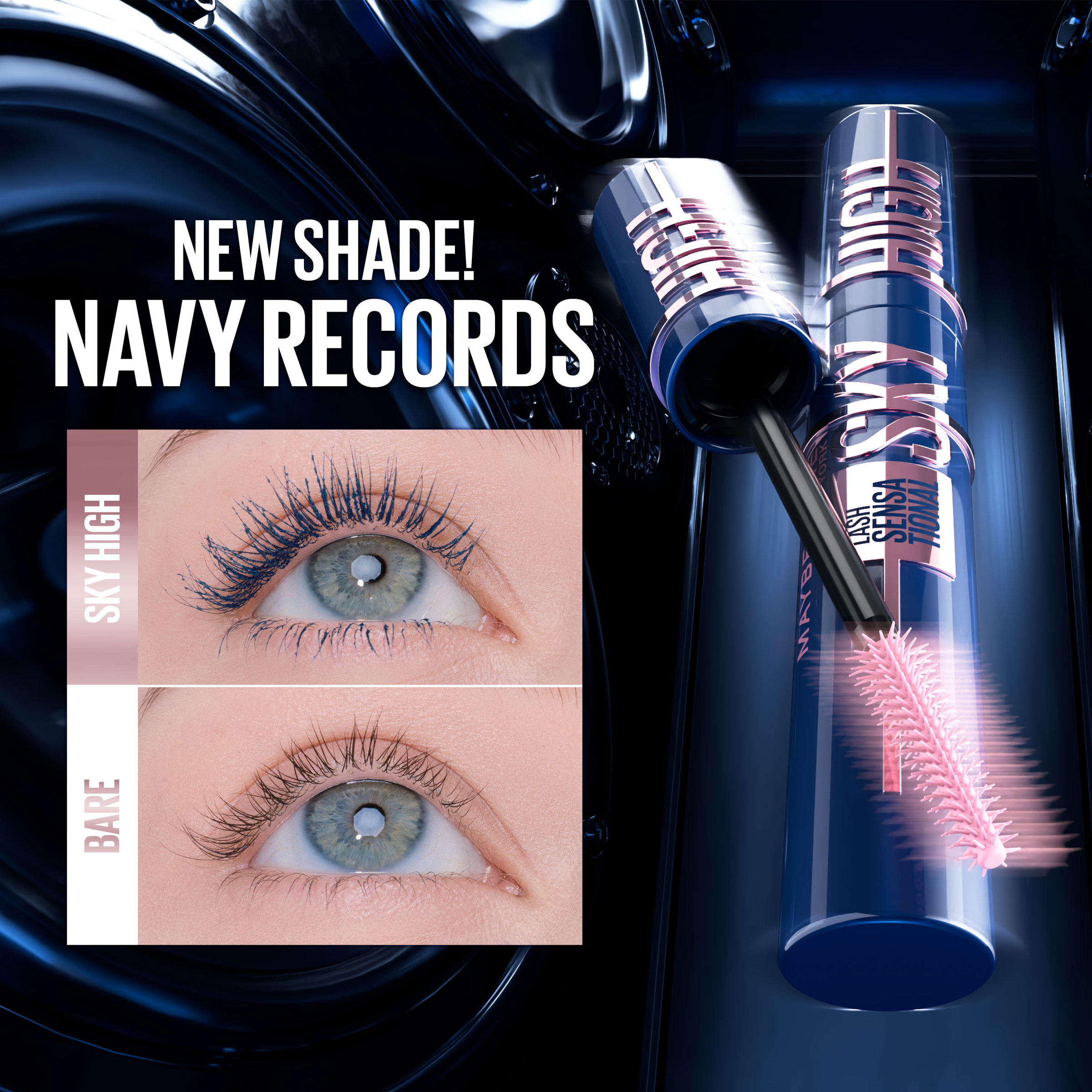 Maybelline Lash Sensational Sky High Mascara Navy Blue 1 each - Image 8