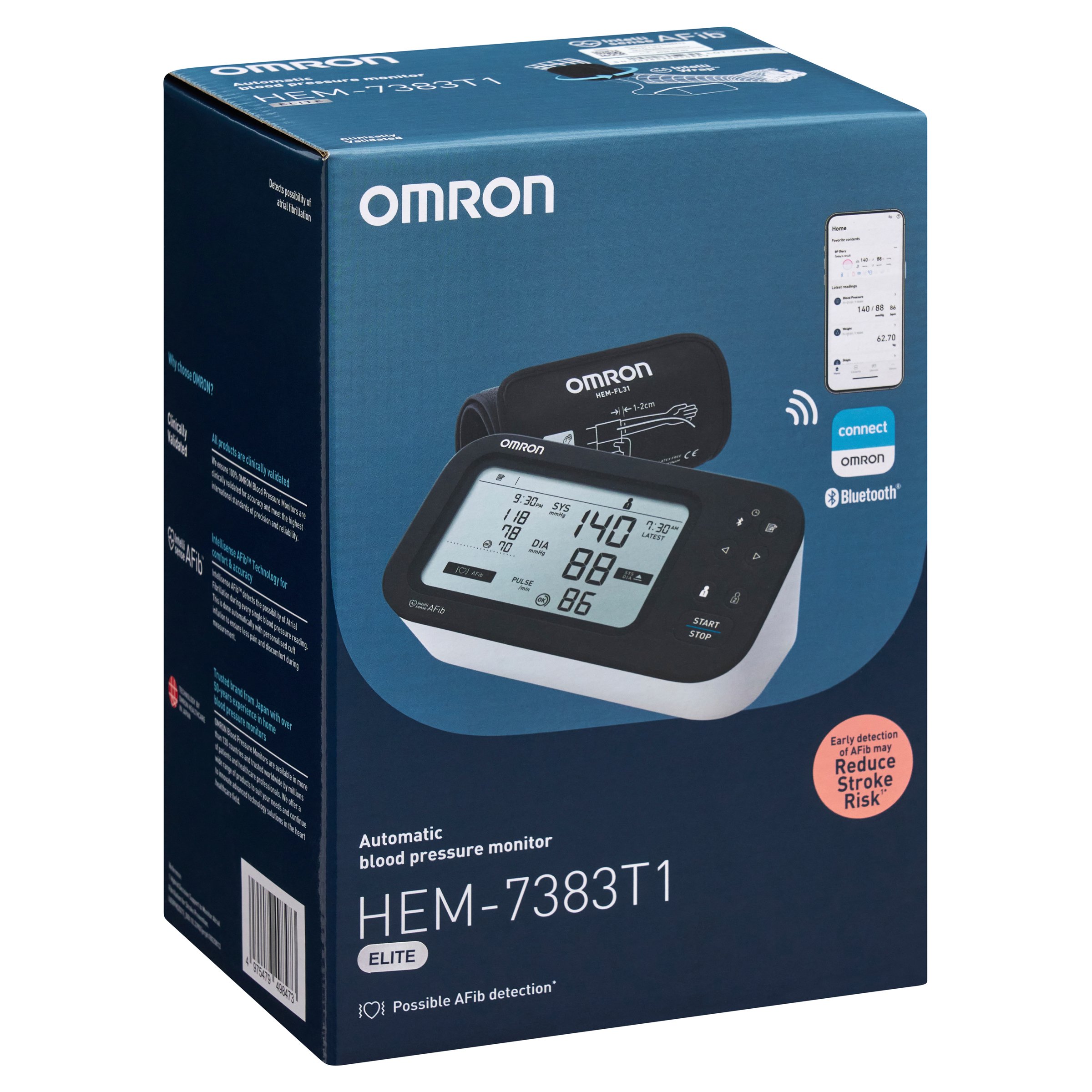 Omron Elite Blood Pressure Monitor Hem7383T1 1 each - Image 7