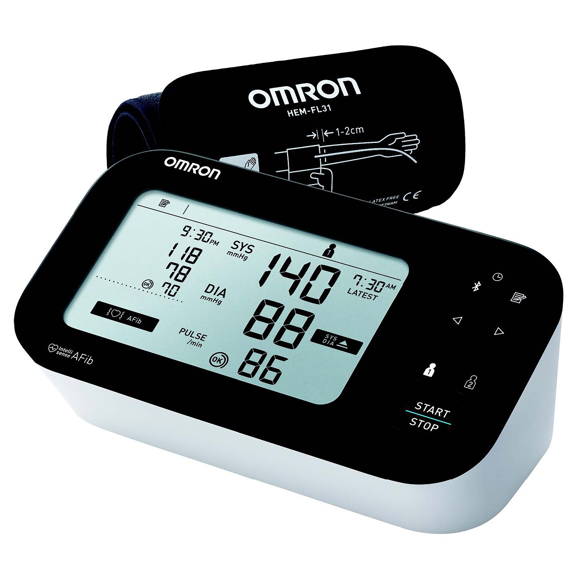 Omron Elite Blood Pressure Monitor Hem7383T1 1 each - Image 6