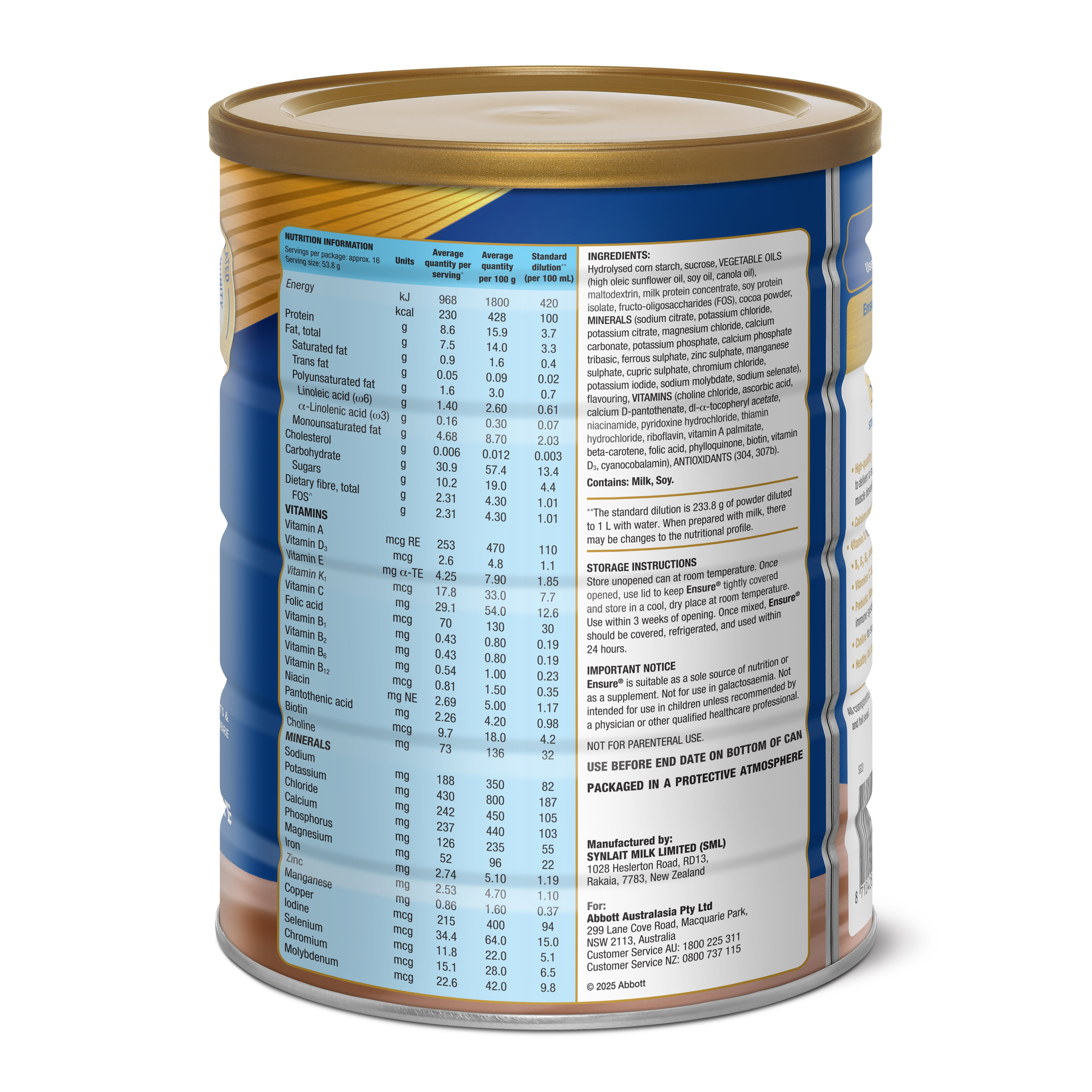 Ensure Chocolate 800g - Image 3