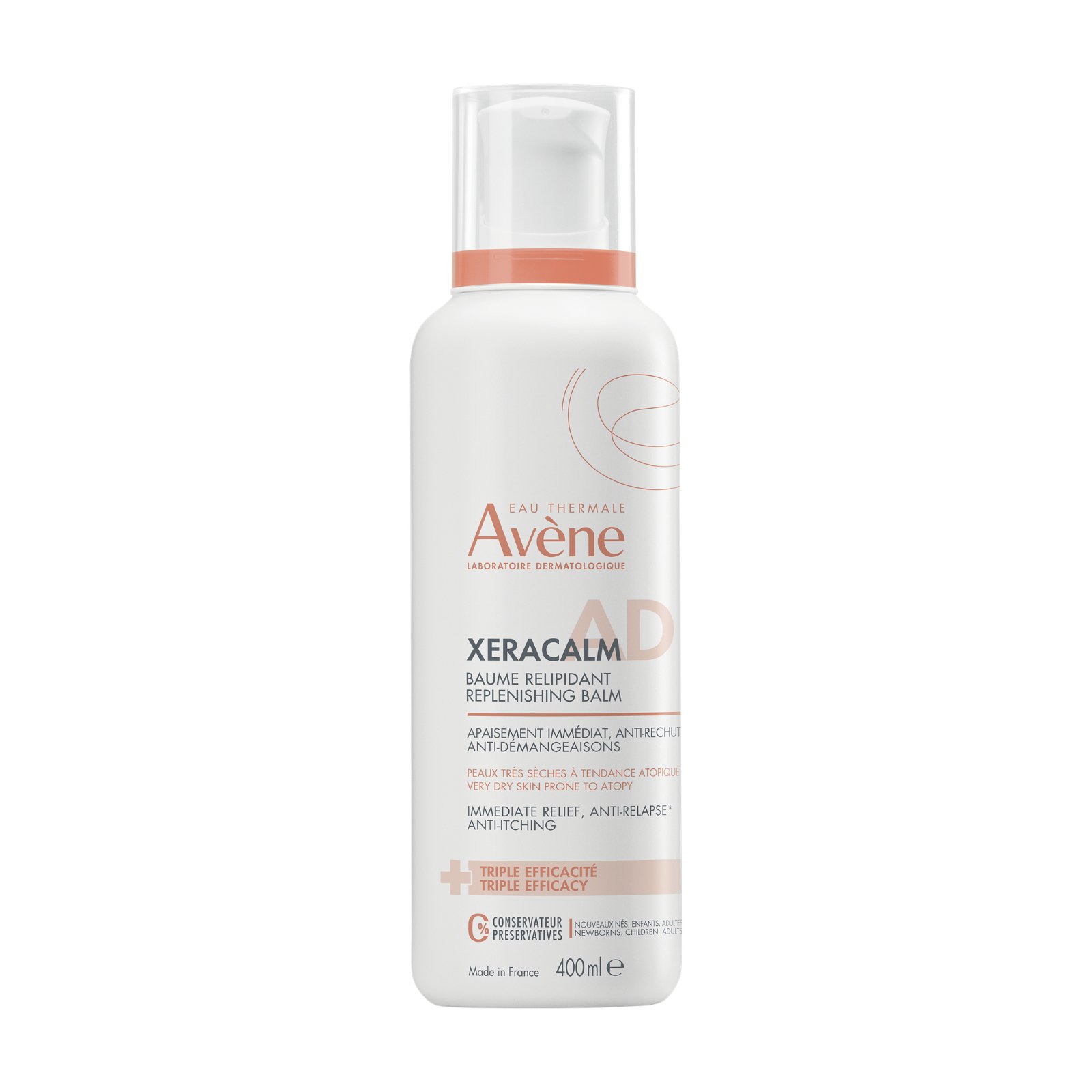 Avene Xeracalm A.D Replenishing Balm 400ml - Image 1