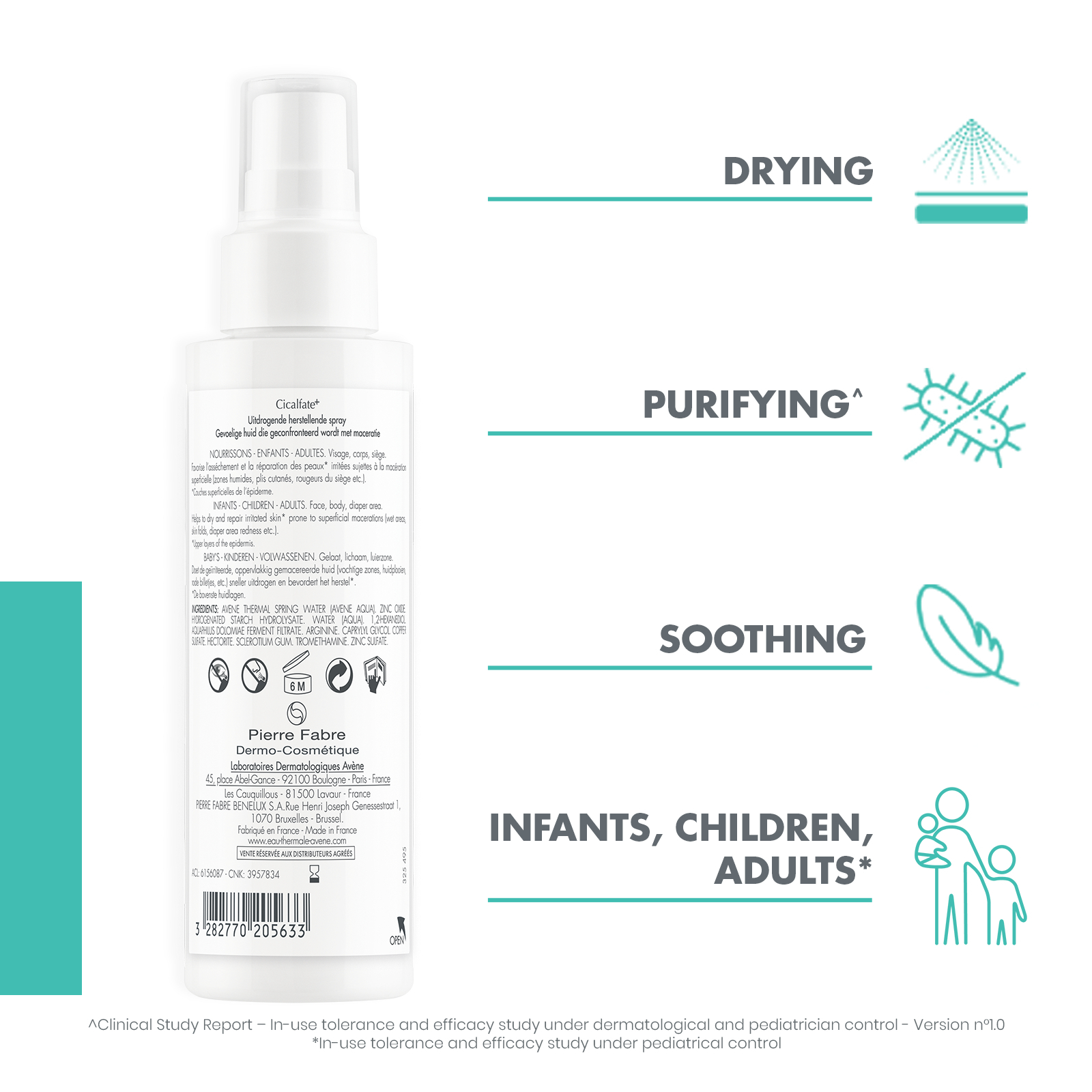 Avene Cicalfate+ Absorbing Soothing Spray 100ml - Image 3
