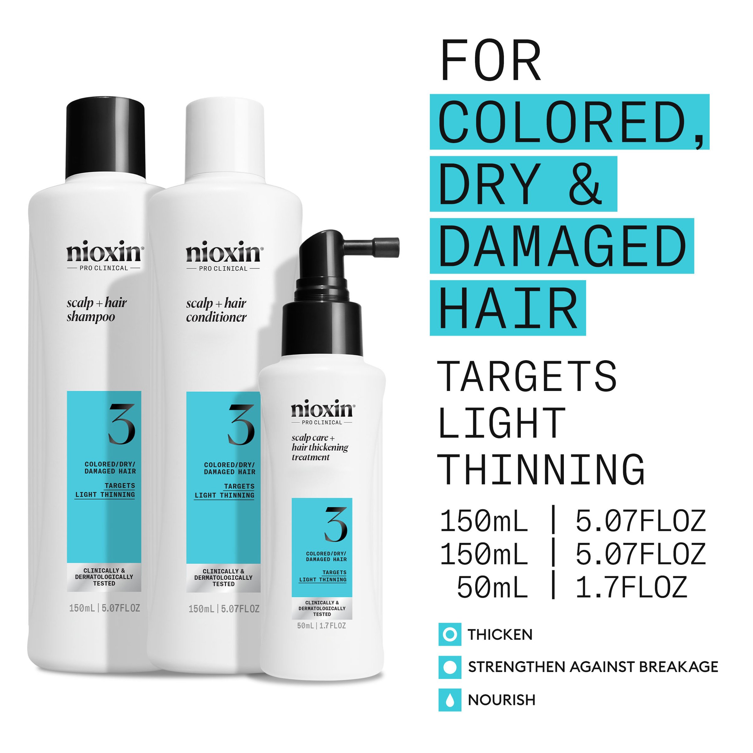 Nioxin Scalp + Hair Thickening System 3 Trial Kit 1 pack - Image 6