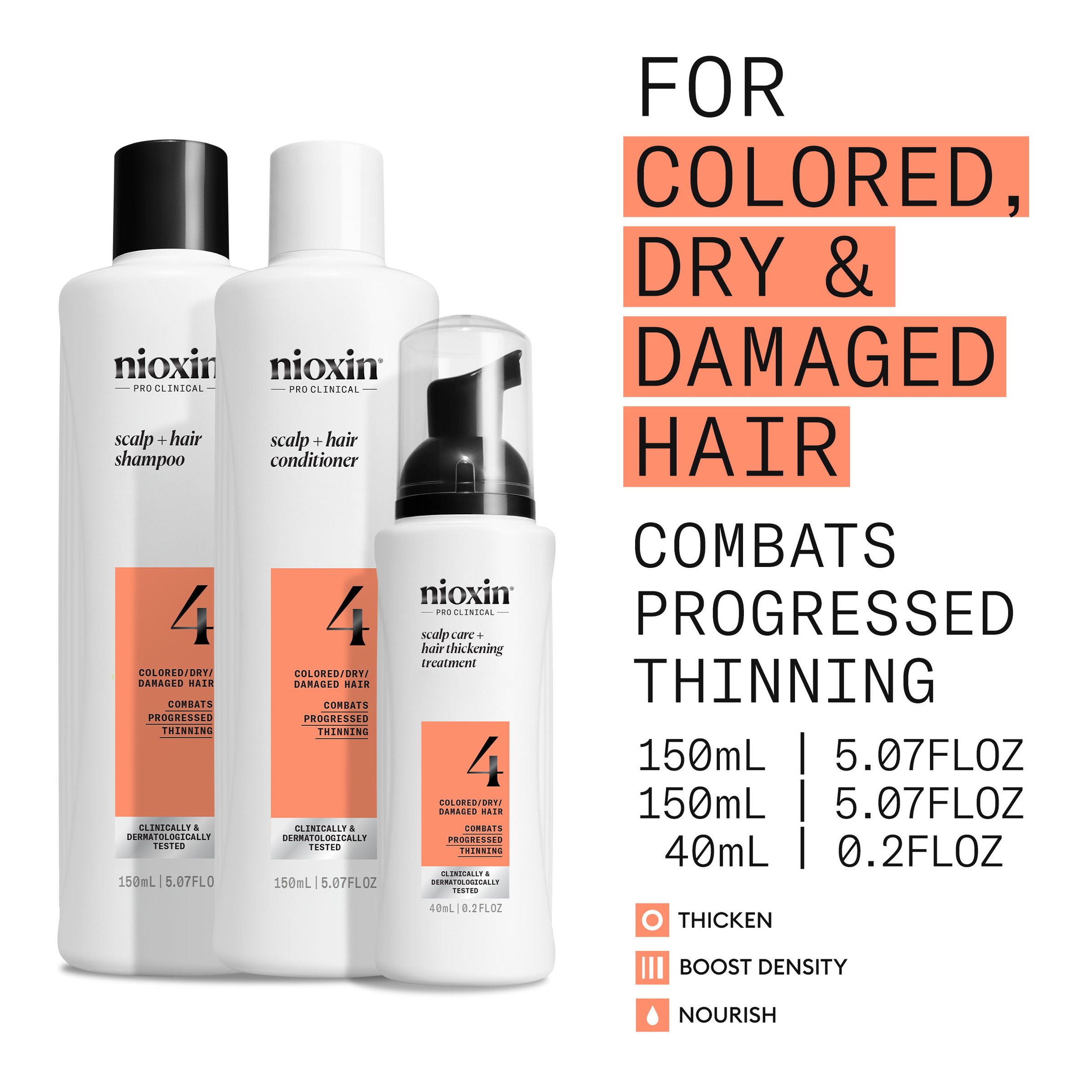 Nioxin Scalp + Hair Thickening System 4 Trial Kit 1 pack - Image 6