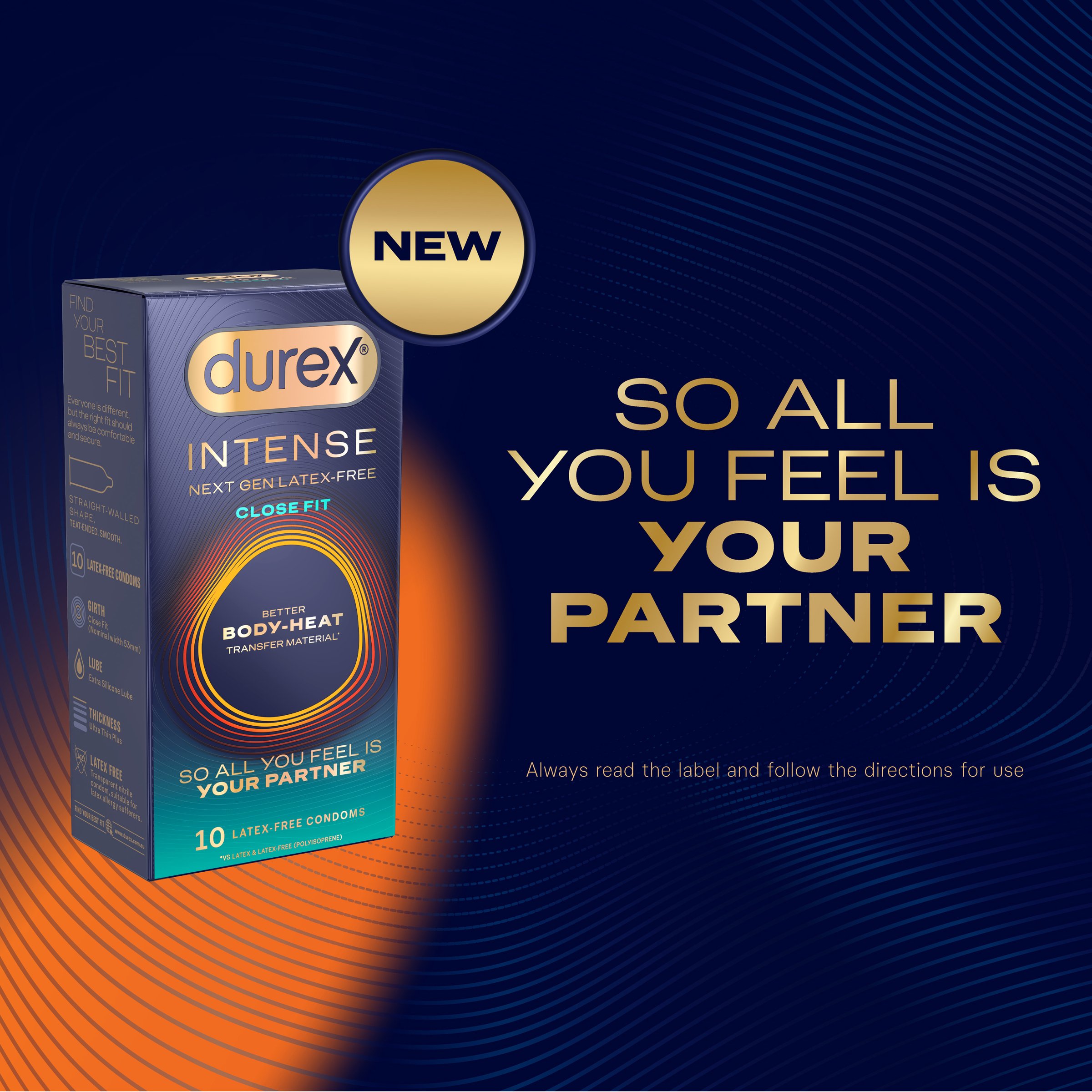Durex Intense Close Fit Condom 10 pack - Image 7
