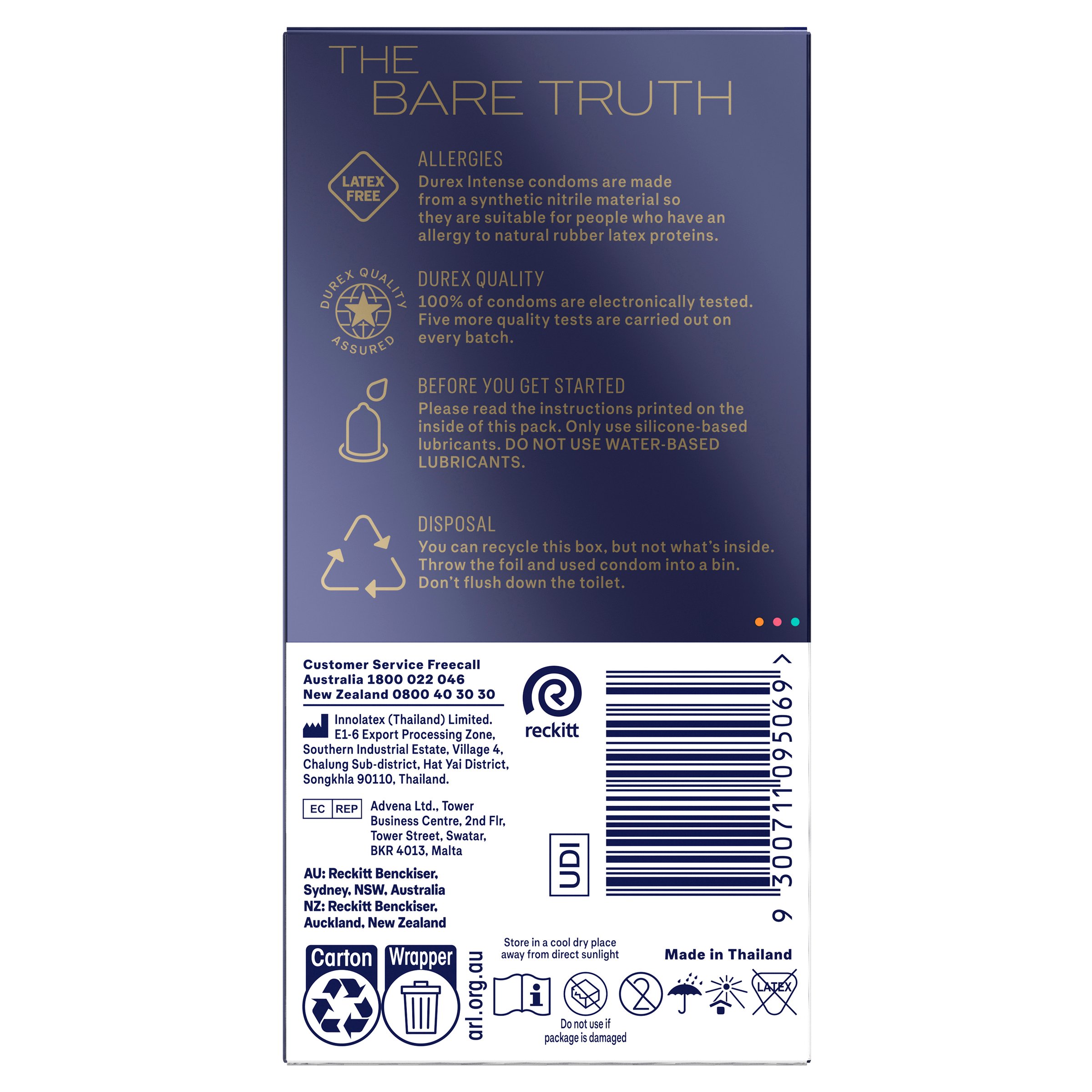 Durex Intense Close Fit Condom 10 pack - Image 2