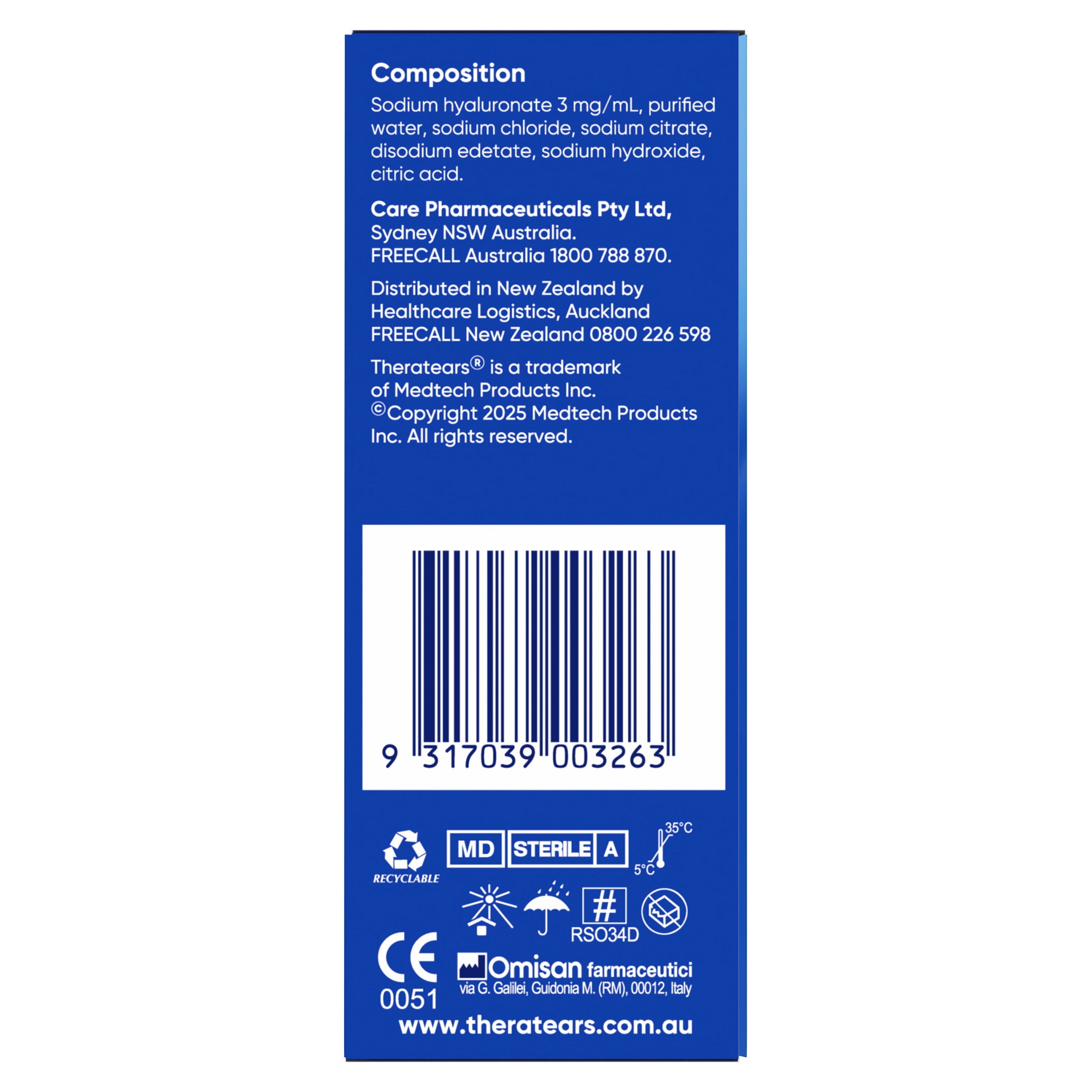 Thera Tears Extra Dry Eyes Hydration 10ml - Image 2