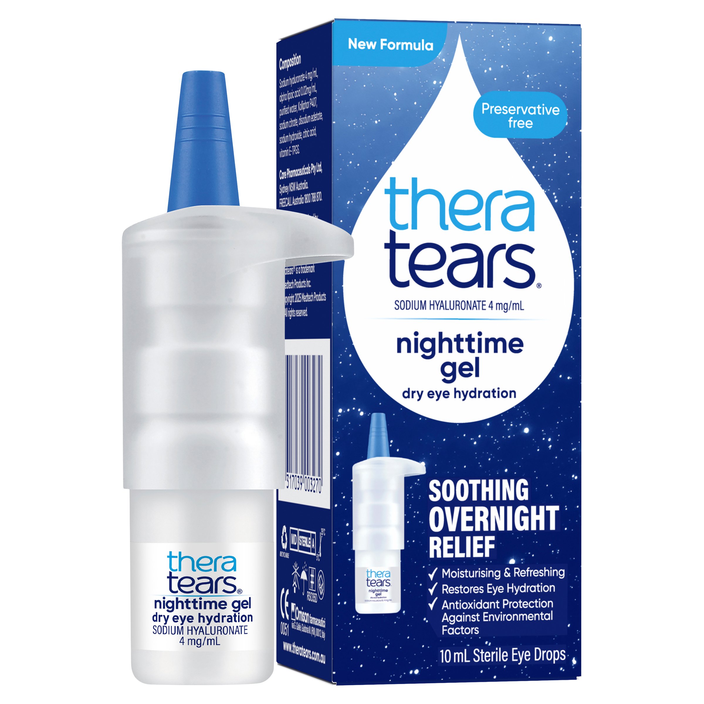 Thera Tears Nighttime Gel Dry Eye Hydration 10ml - Image 8