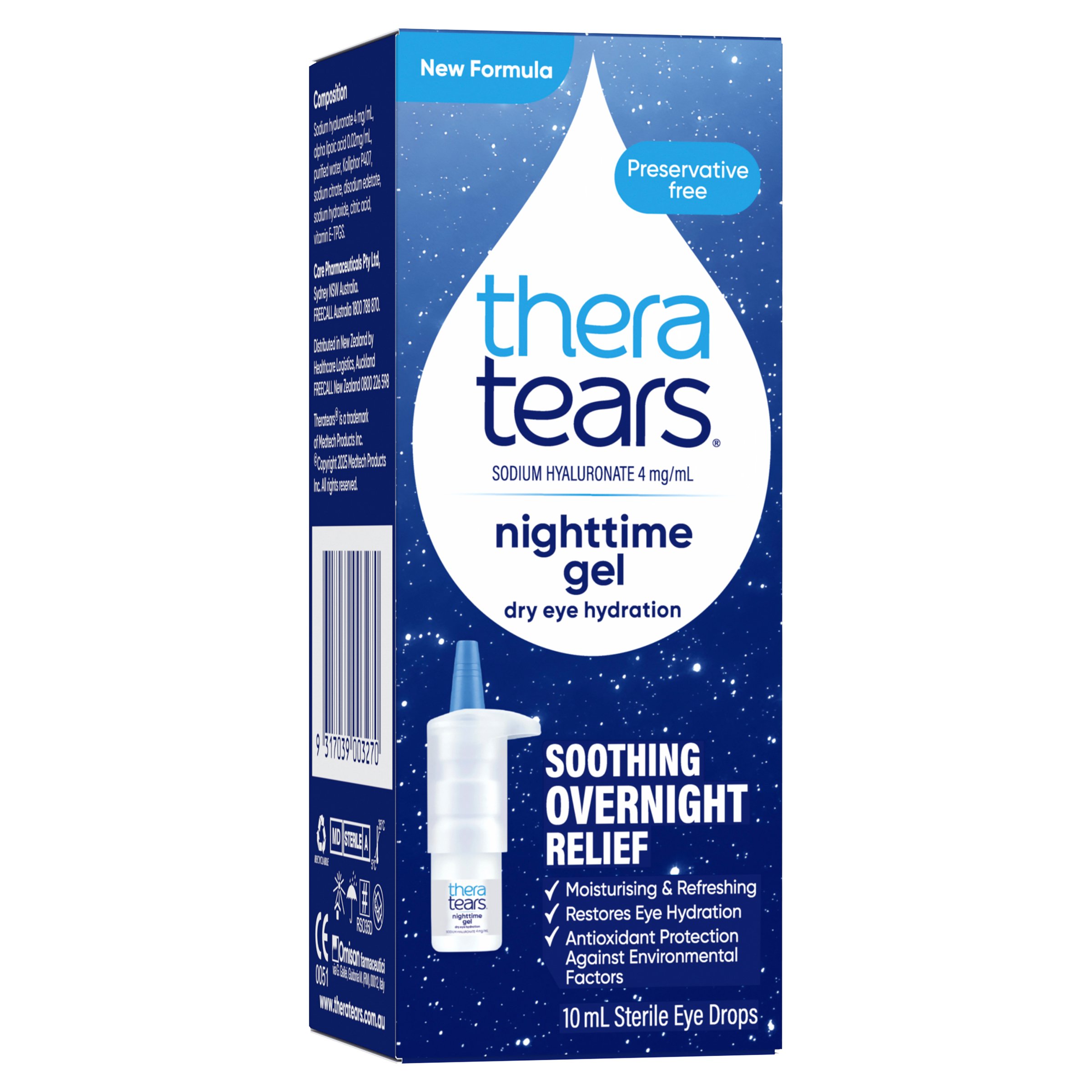 Thera Tears Nighttime Gel Dry Eye Hydration 10ml - Image 10