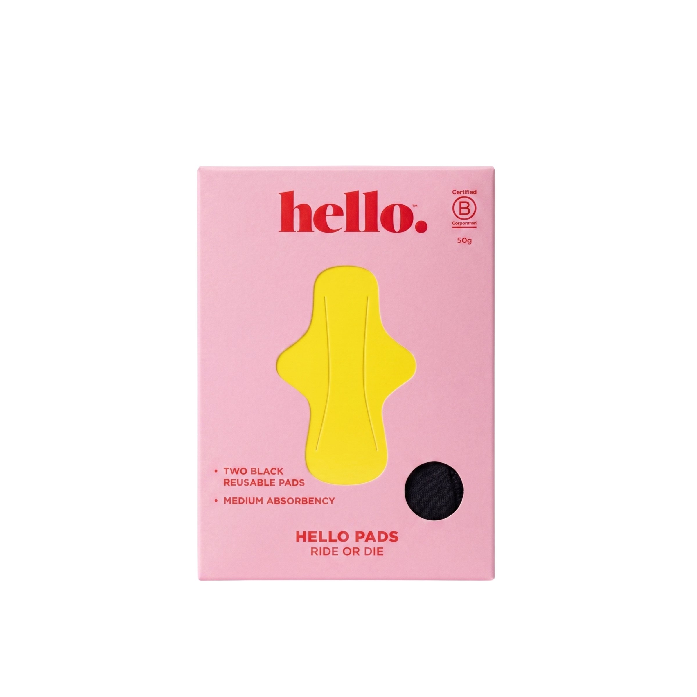 Hello Period Pads Ride Or Die 2 pack - Image 1