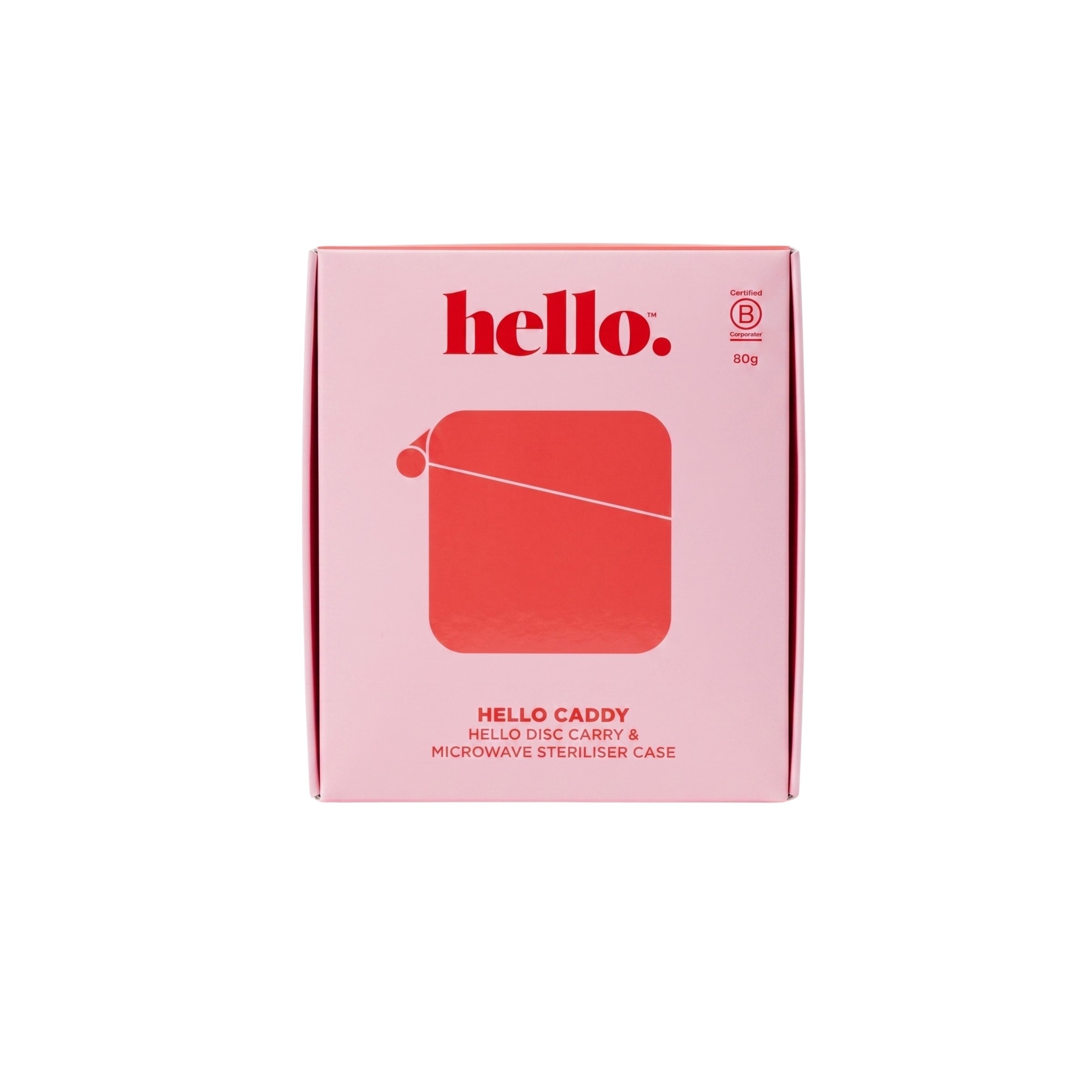 Hello Period Caddy Disc Carry & Microwaver Steriliser Case 1 each - Image 1