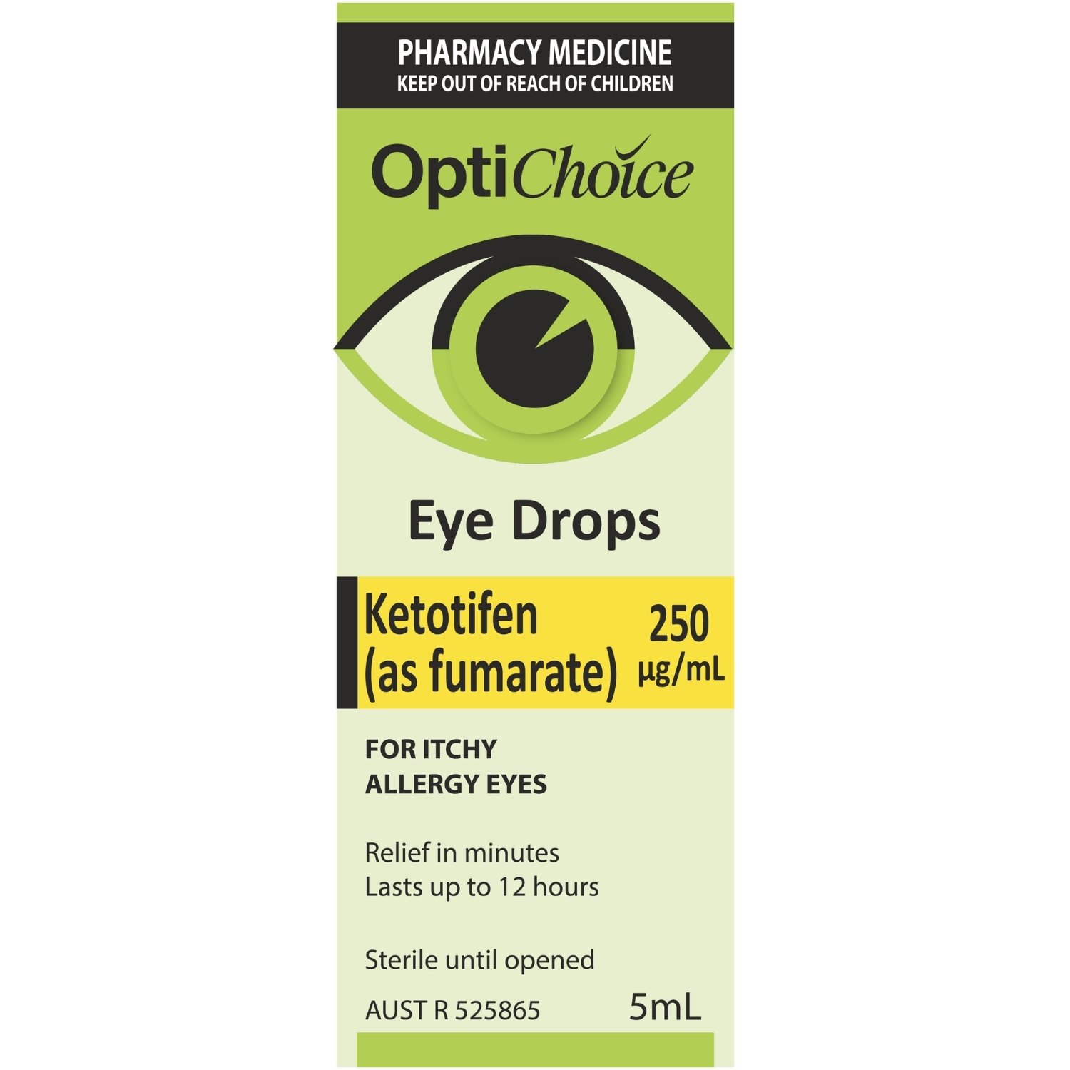 Optichoice Ketotifen Optichoice Eye Drops 5ml - Image 1