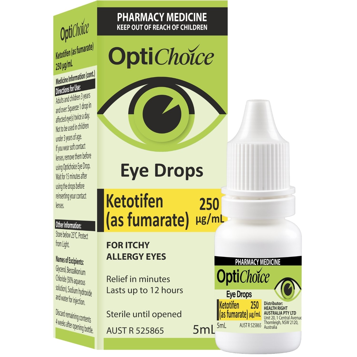 Optichoice Ketotifen Optichoice Eye Drops 5ml - Image 3