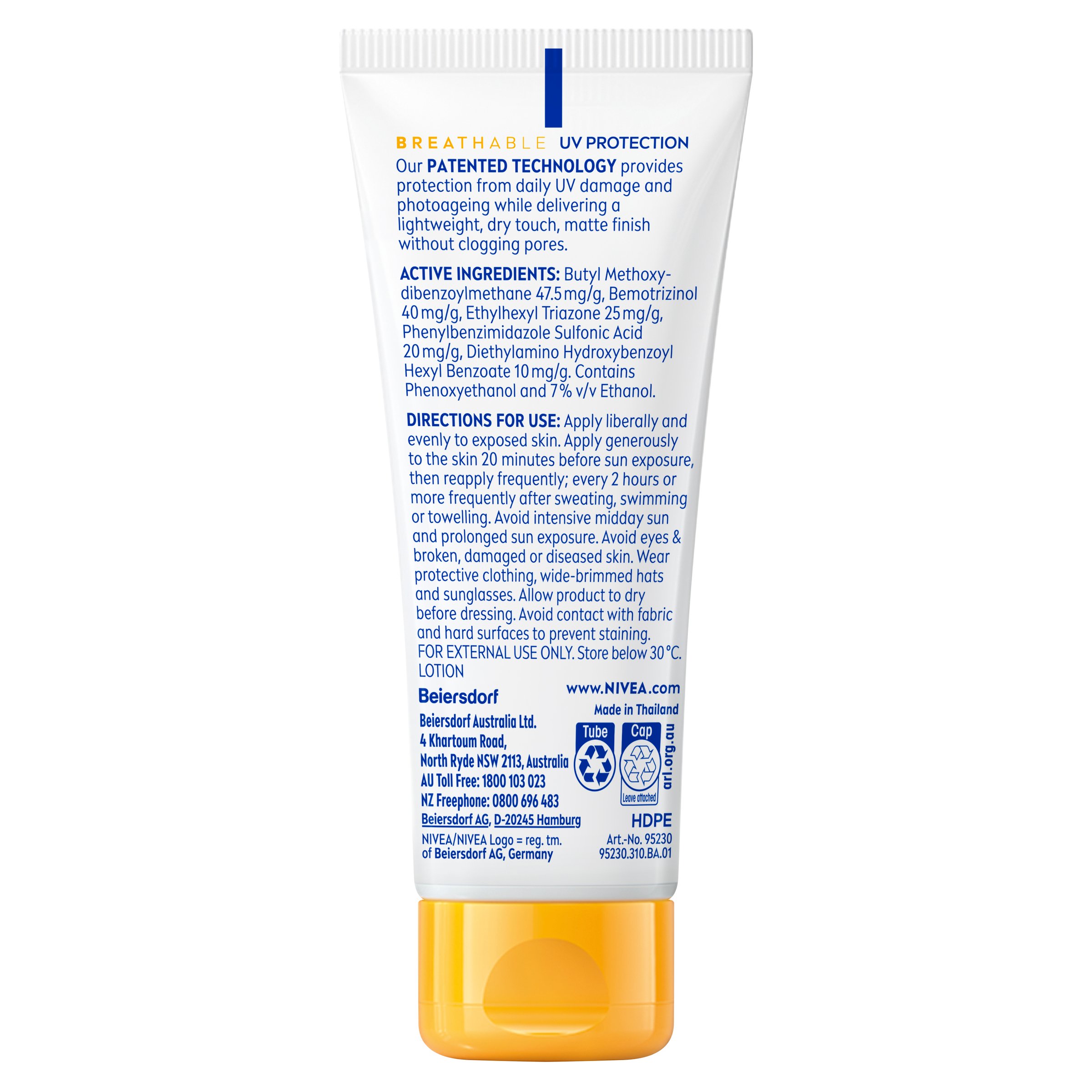 Nivea Sun UV Face Shine Control SPF50+ Medium Tinted 40ml - Image 8