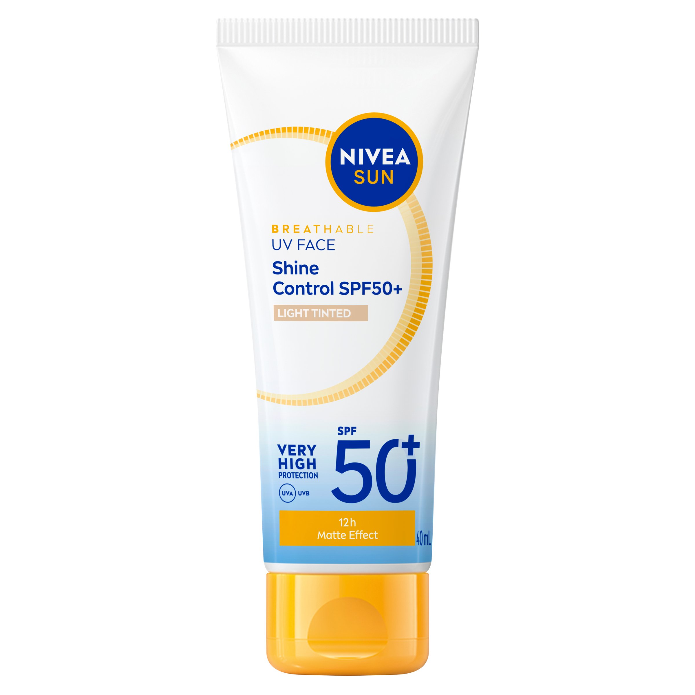 Nivea Sun UV Face Shine Control SPF50+ Light Tinted 40ml - Image 7