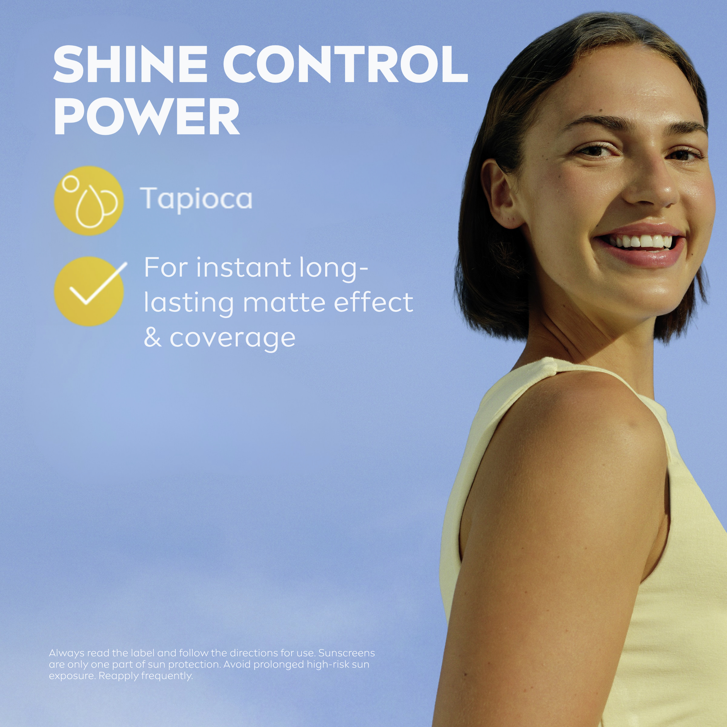 Nivea Sun UV Face Shine Control SPF50+ Light Tinted 40ml - Image 11