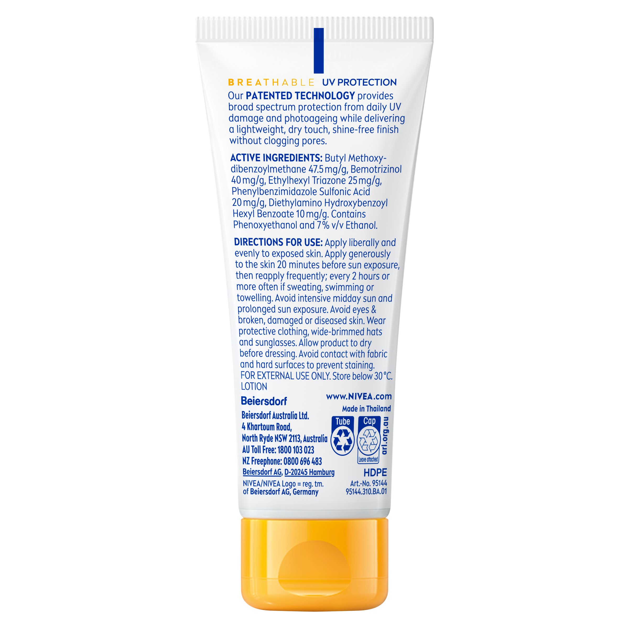 Nivea Sun UV Face Sensitive SPF50+ 40ml - Image 8