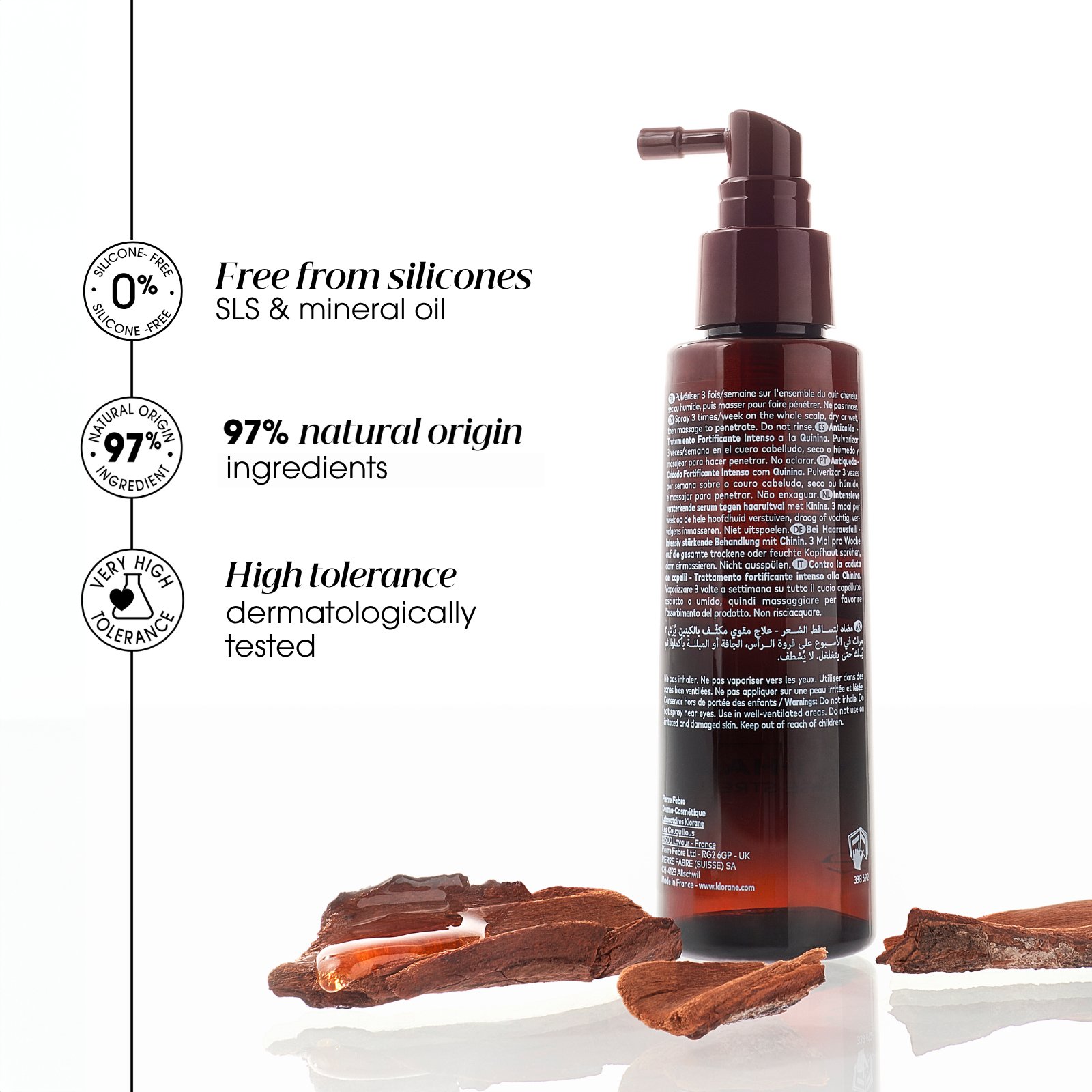 Klorane Anti-Hair Loss Intense Strengthening Treatment With Quinine 100 ml - Image 9