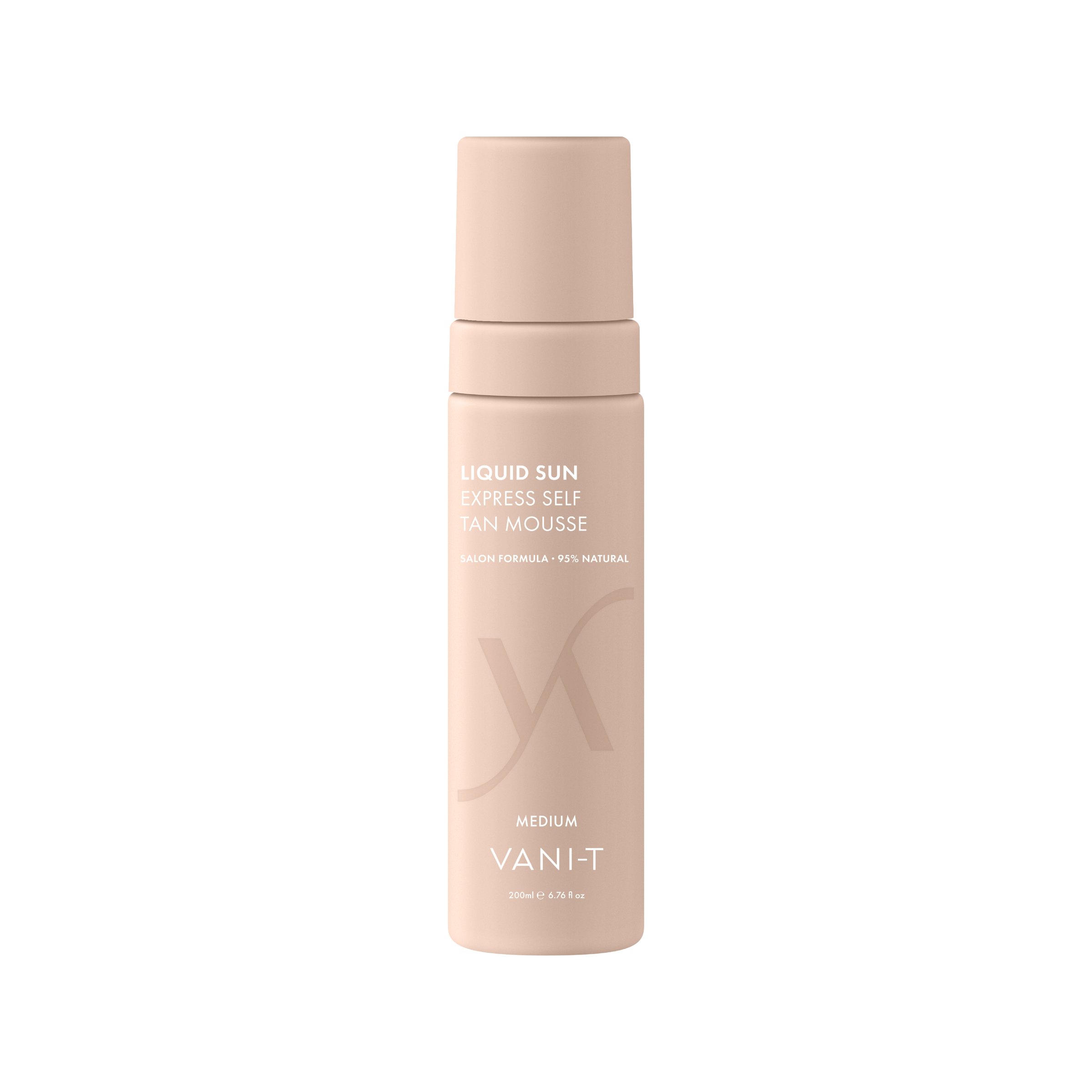Vani-T Liquid Sun Express Self Tan Mousse Medium 200ml - Image 1