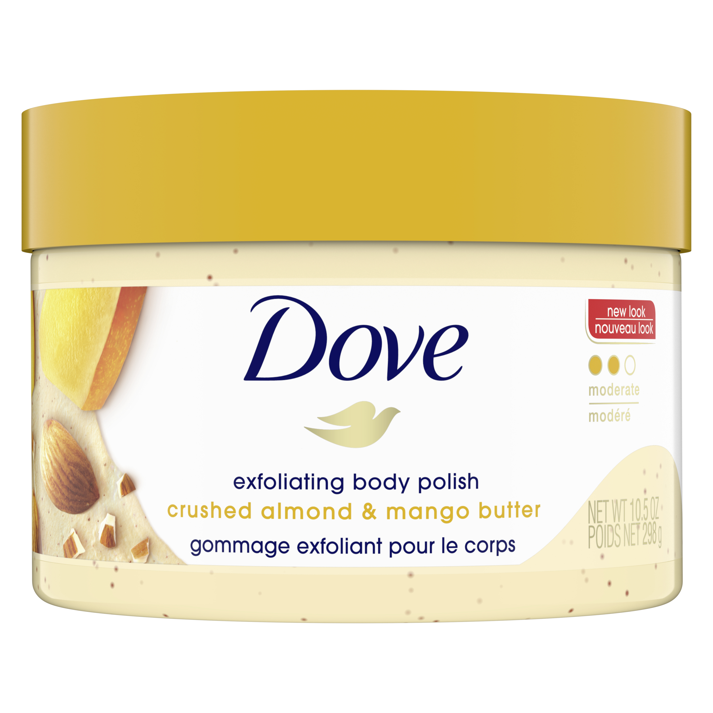 Dove Polish Crushed Almond & Mango Butter 298g - Image 1