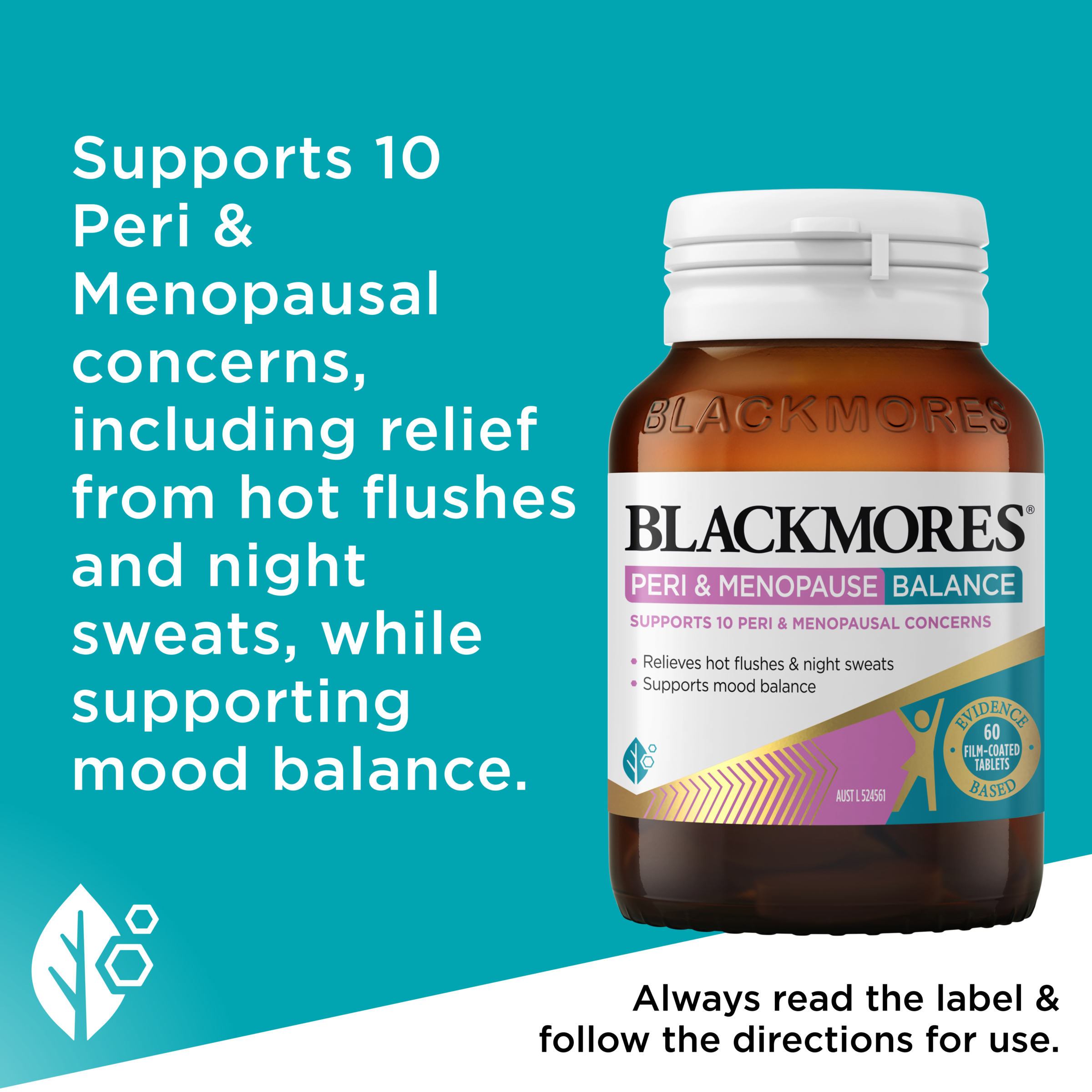 Blackmores Peri + Menopause Balance 60 tablets - Image 6