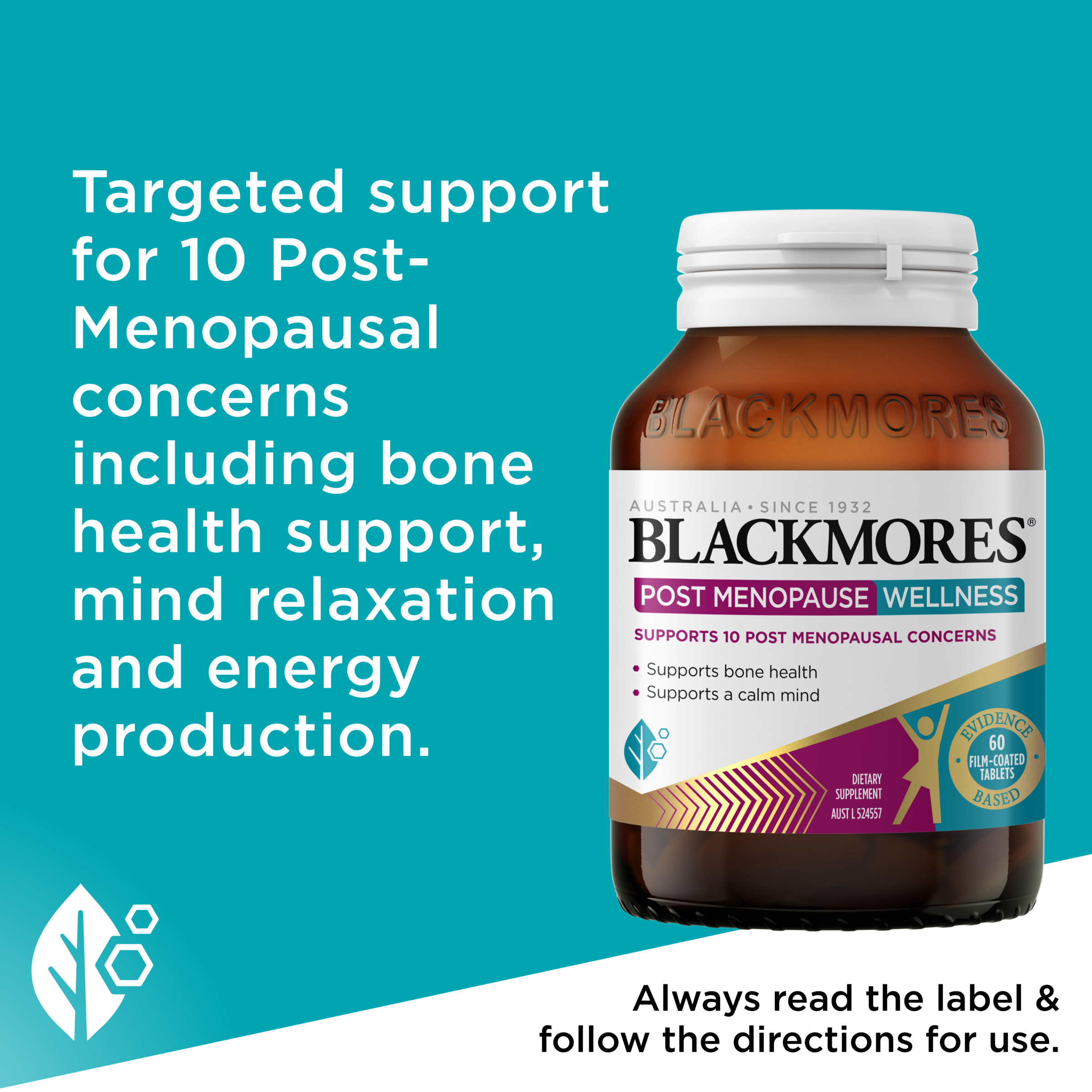 Blackmores Post Menopause Wellness 60 tablets - Image 6