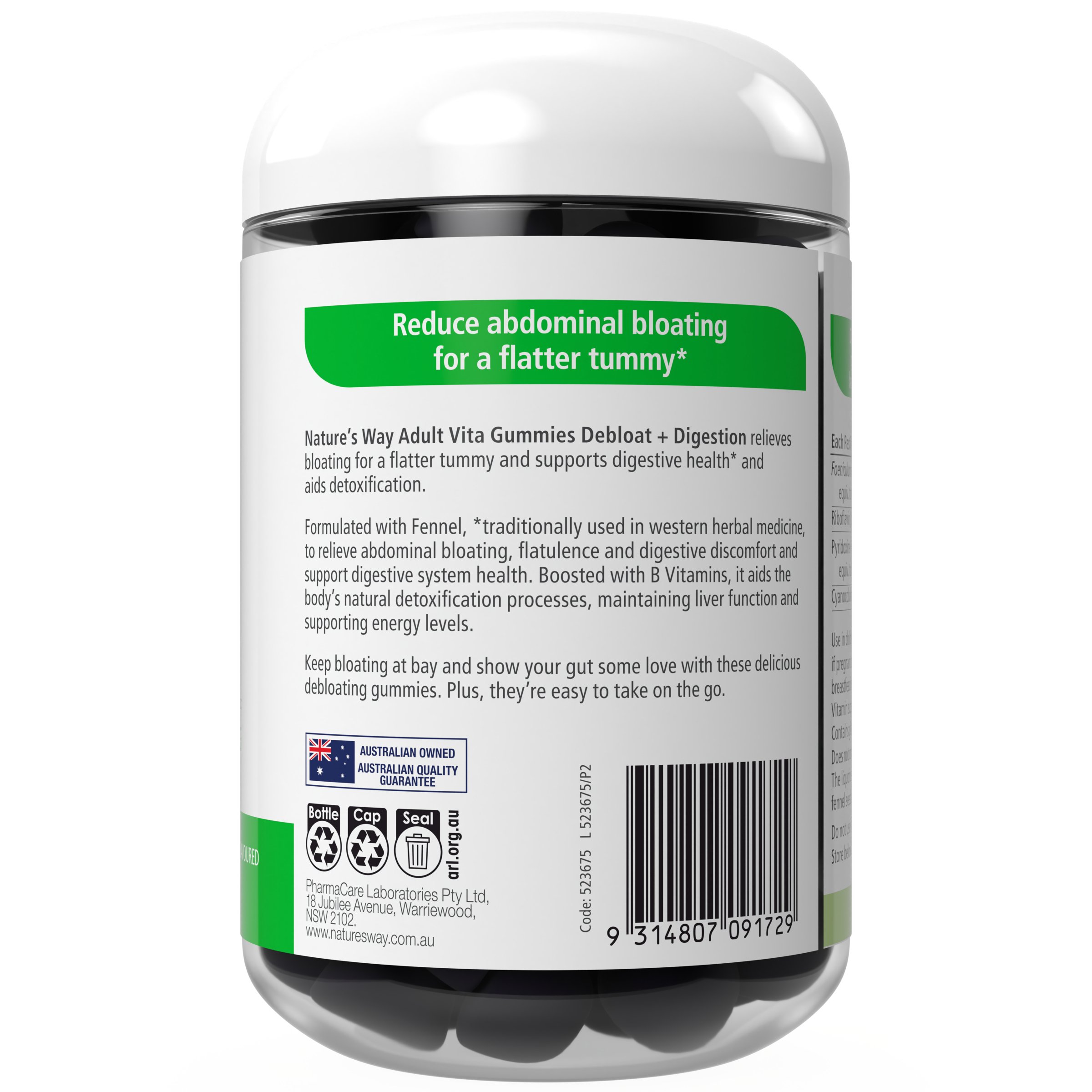 Nature's Way ADVG Debloat+Digestion 80 gummies - Image 3