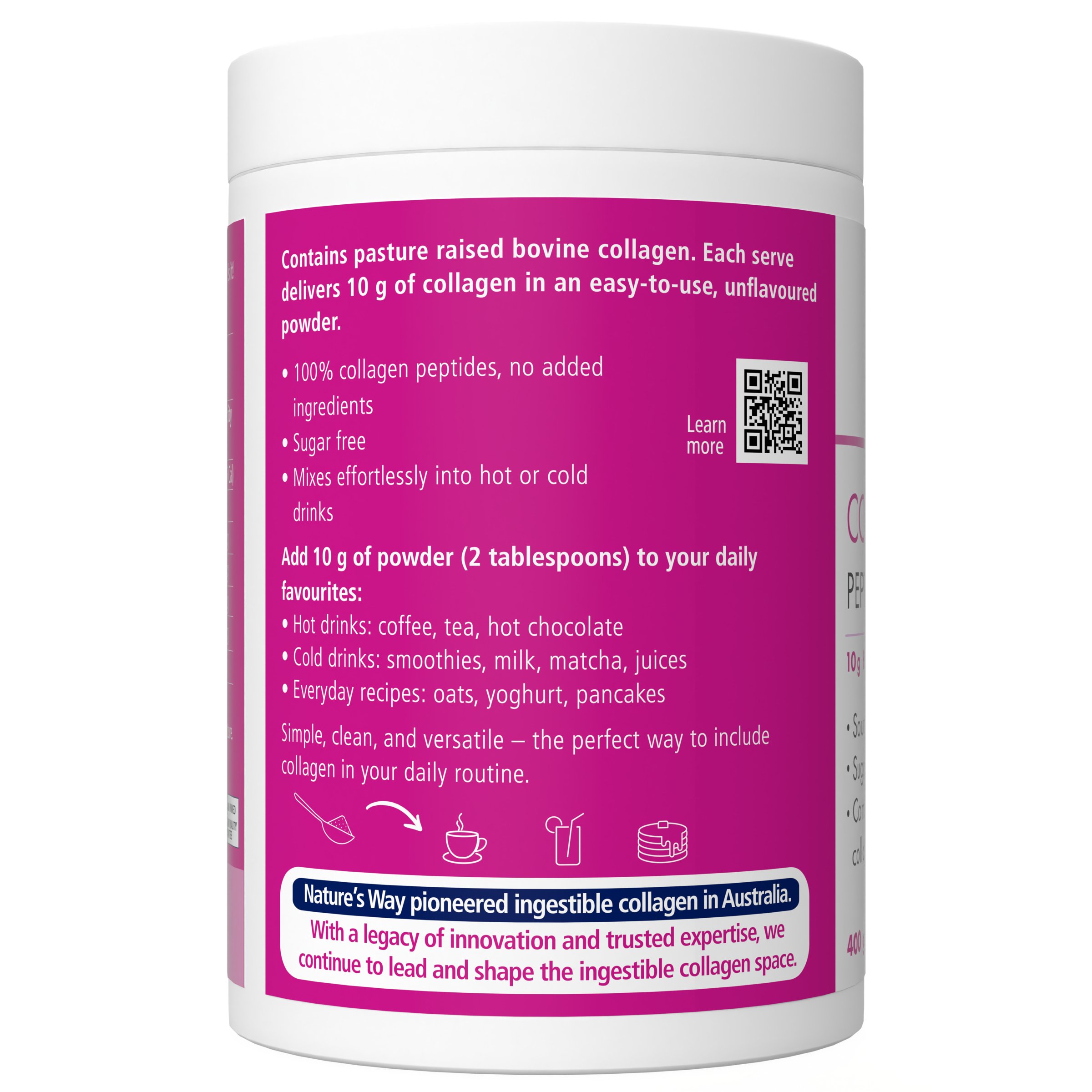 Nature's Way Collagen Peptides PWD 400g - Image 2