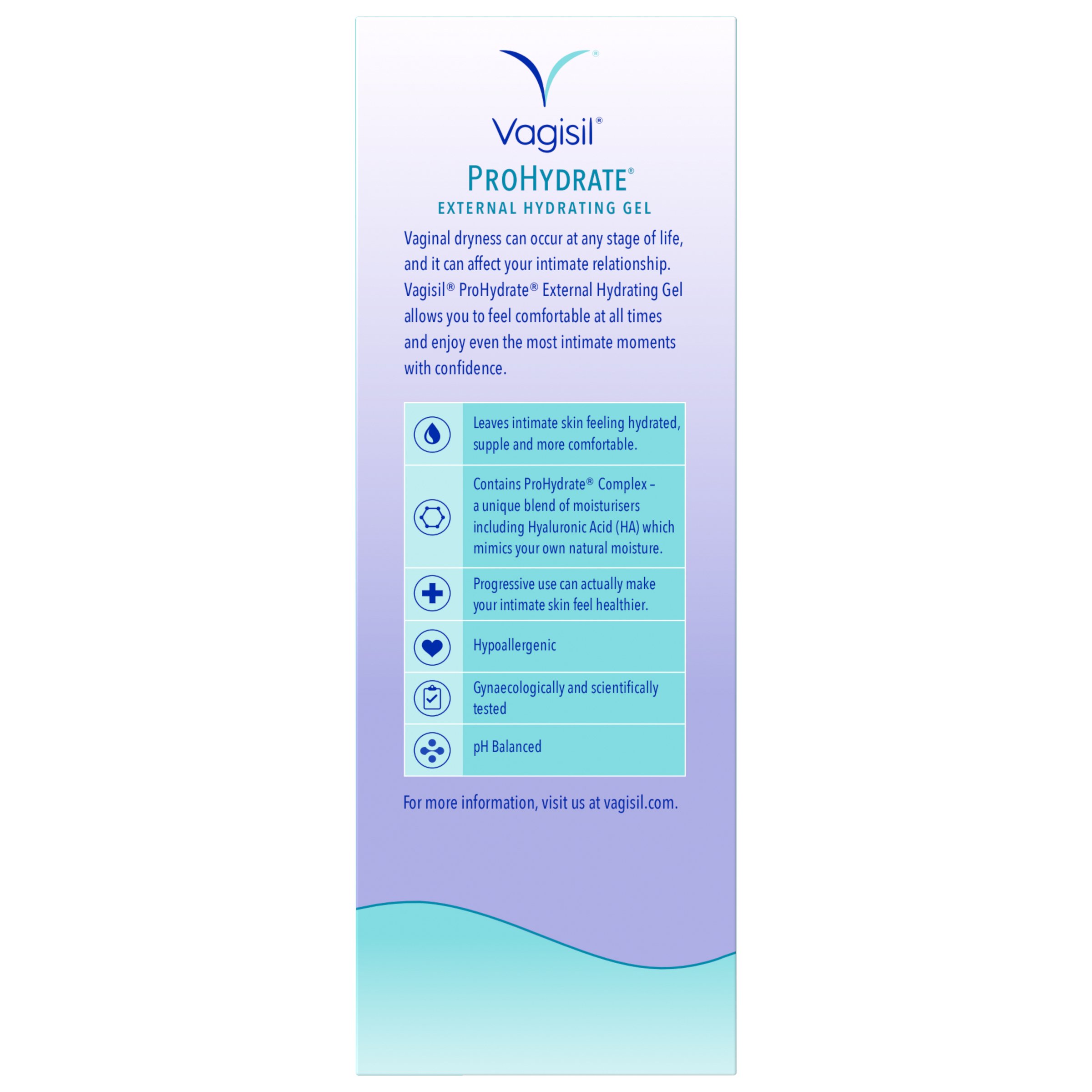 Vagisil Prohydrate External Hydrating Gel 50g - Image 2