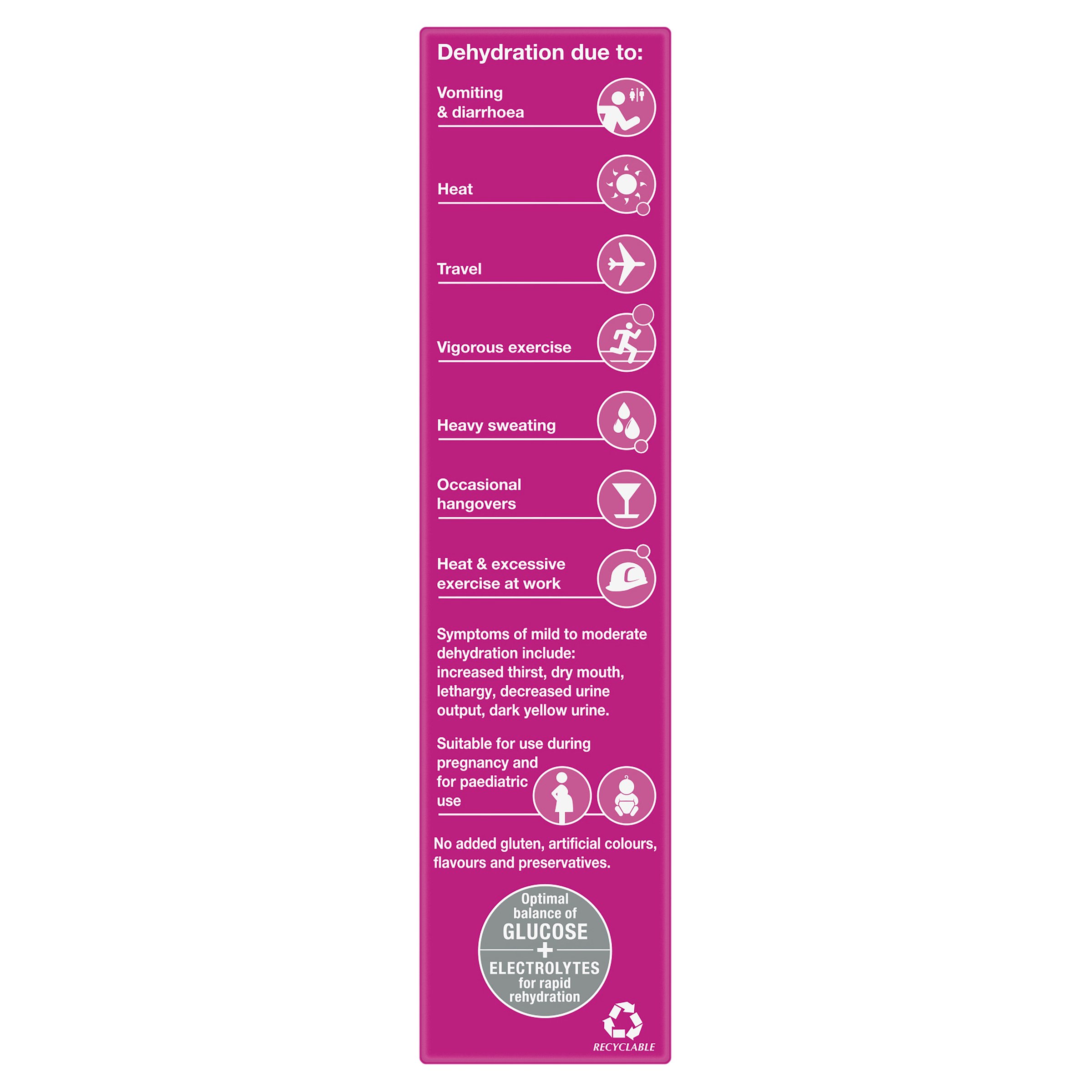 Hydralyte Mixed Berry Effervescent Electrolyte Tablets 20 pack - Image 4