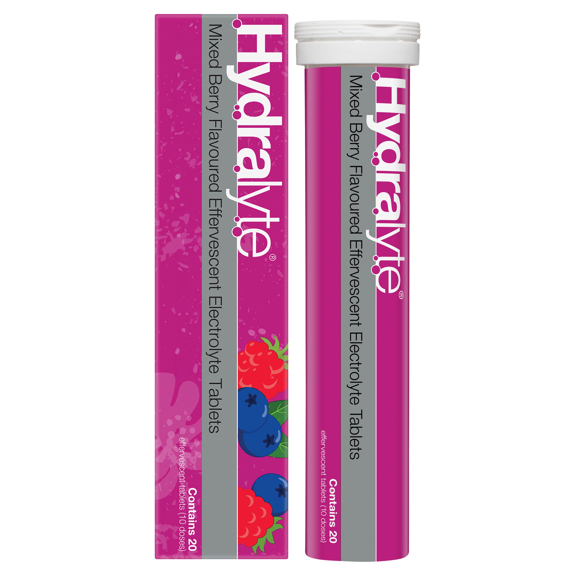 Hydralyte Mixed Berry Effervescent Electrolyte Tablets 20 pack - Image 7