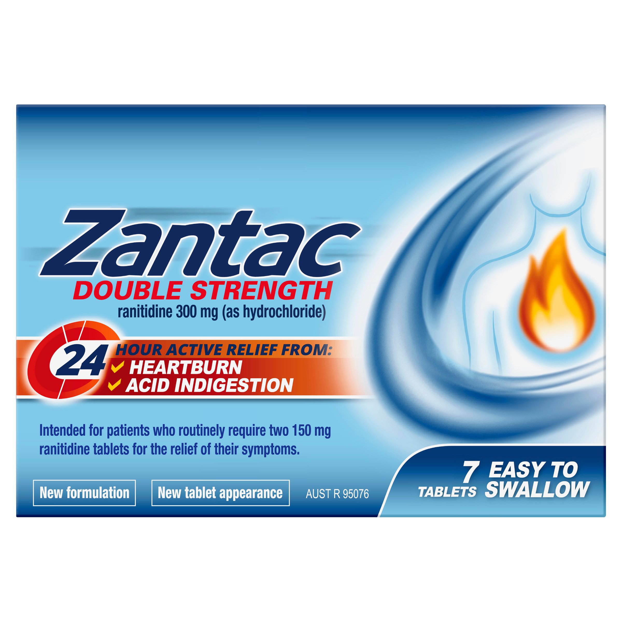 Zantac 300mg Tab - 7 Tablets - Image 1