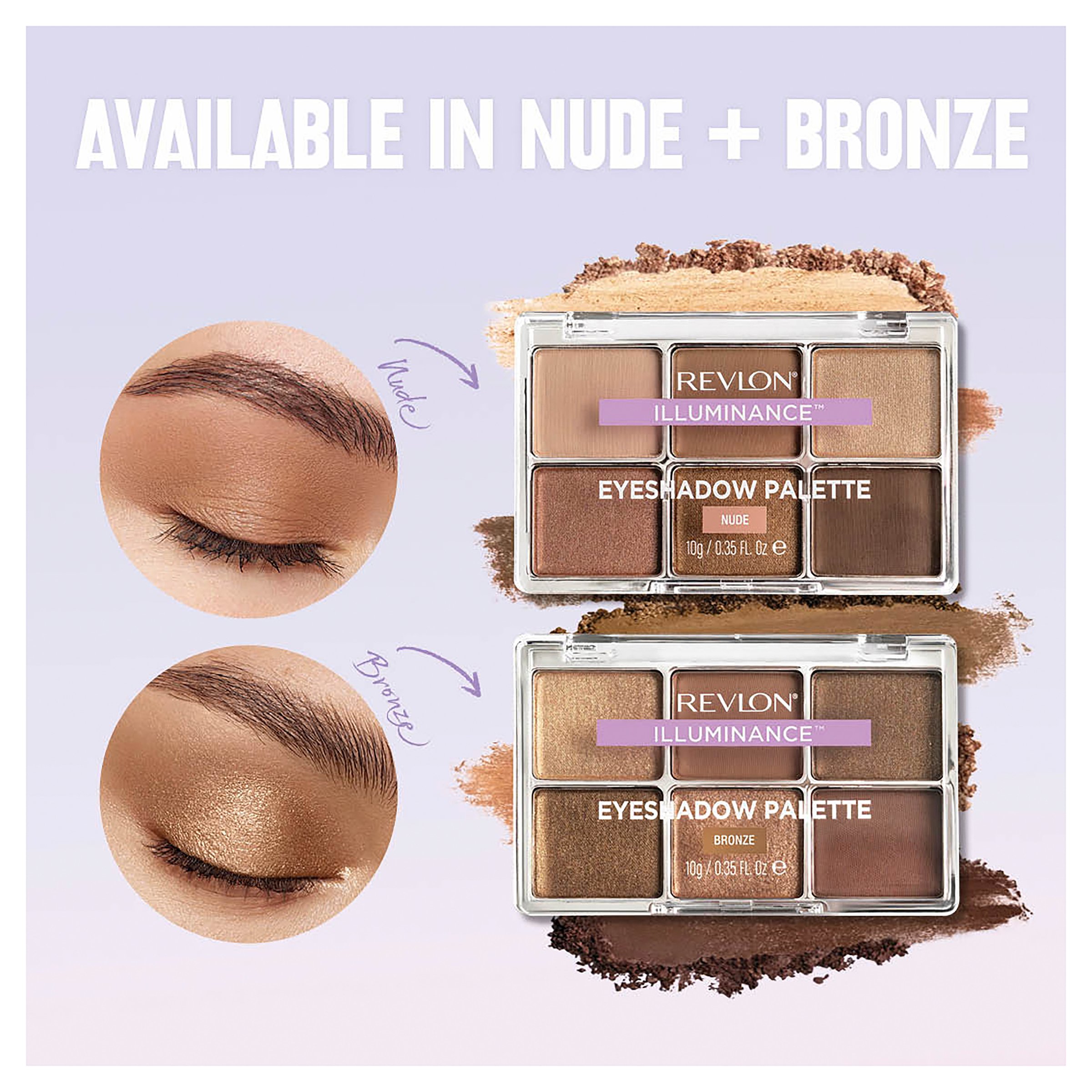 Revlon Illuminance Eyeshadow Palette Nude 10g - Image 3