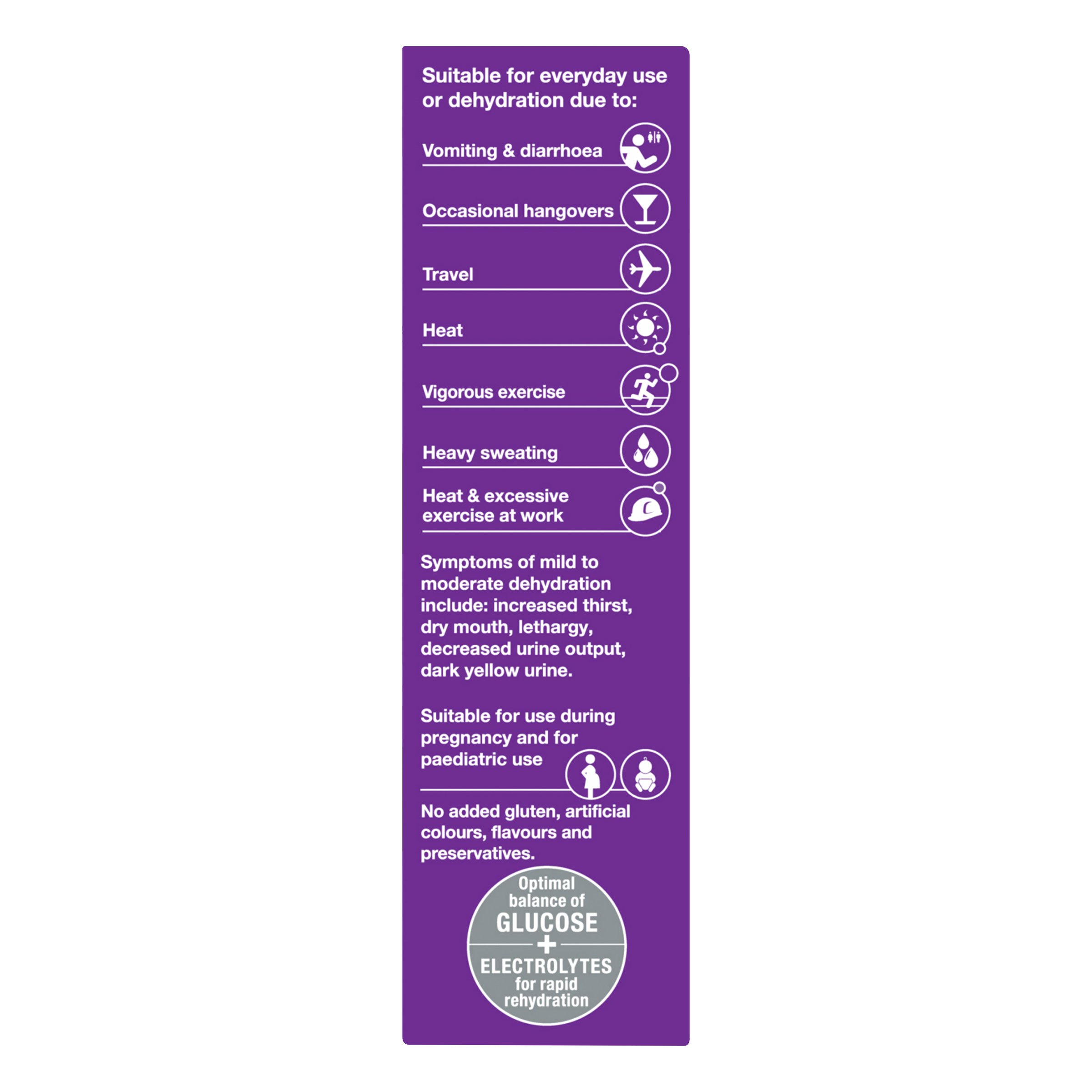 Hydralyte Stick Sachets Apple Blackcurrant Electrolyte Powder 10 pack - Image 4
