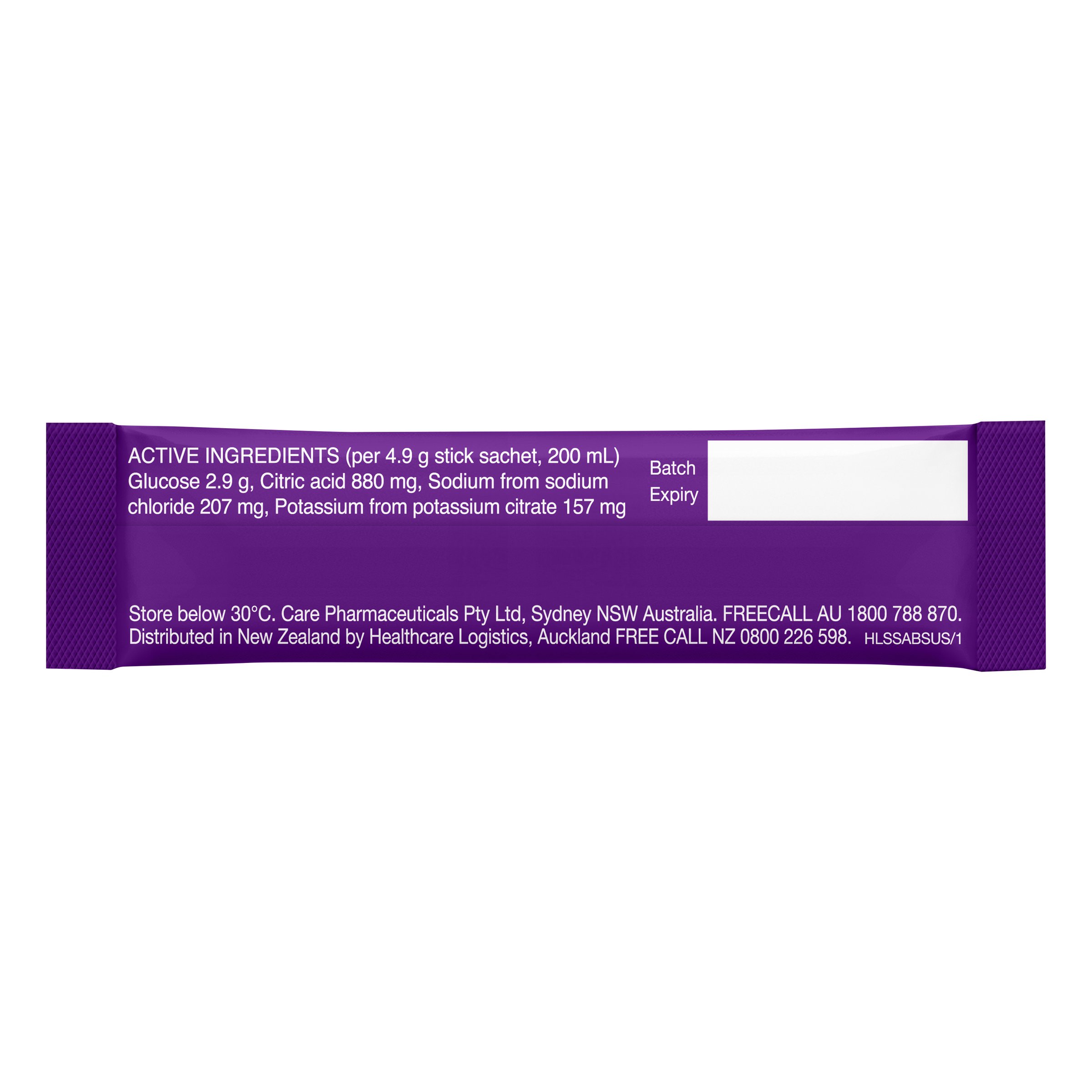 Hydralyte Stick Sachets Apple Blackcurrant Electrolyte Powder 24 pack - Image 12