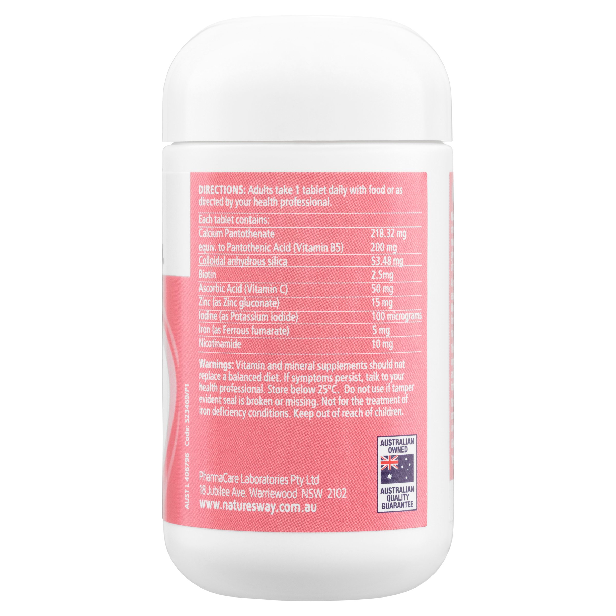 Nature's Way Beauty Hair, Scalp, Skin & Nails 60 capsules - Image 7