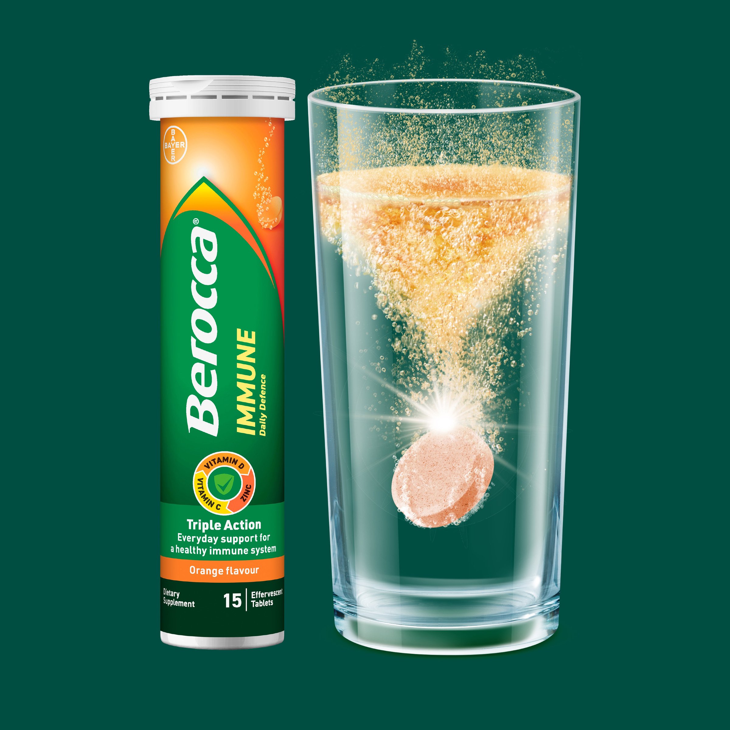 Berocca Immune Daily Defence Orange 30 tablets - Image 10