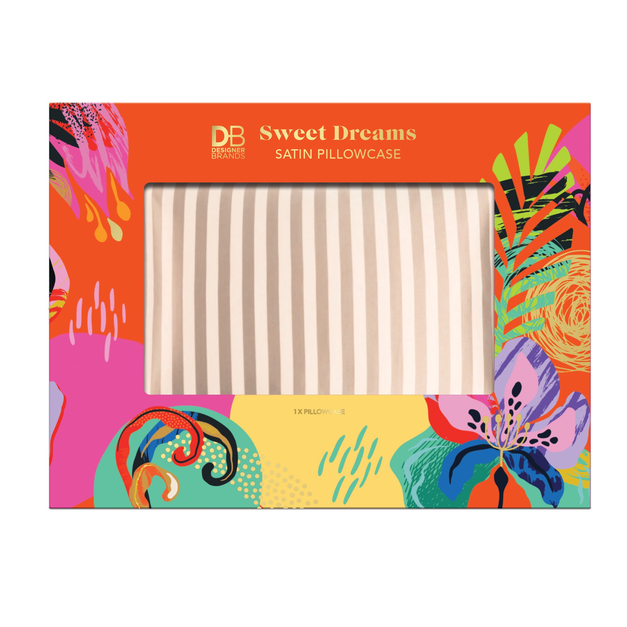Designer Brands Sweet Dreams Pillow Case Single Mocha 1 each
