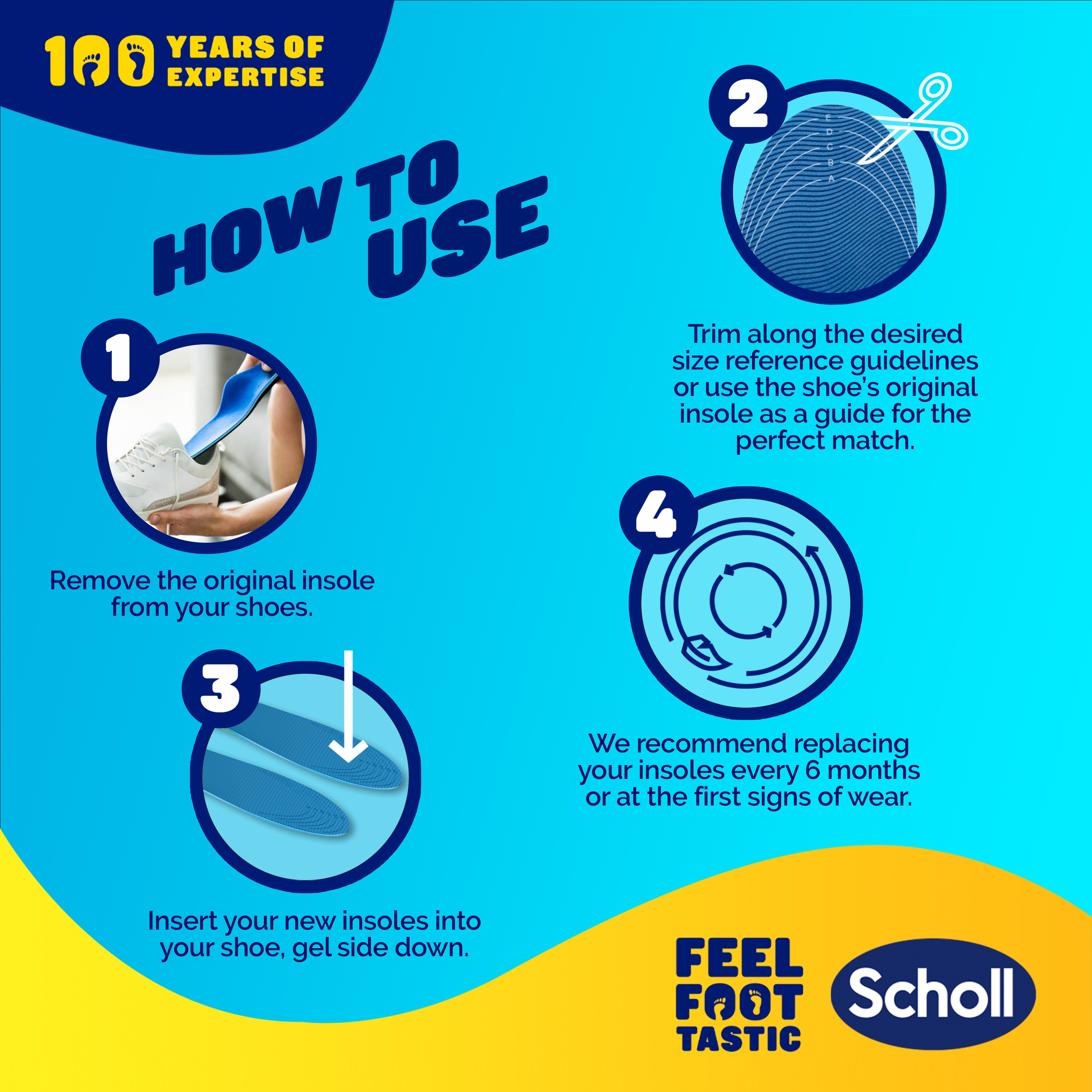 Scholl Gel Activ Insole Sport Large 1 each - Image 5