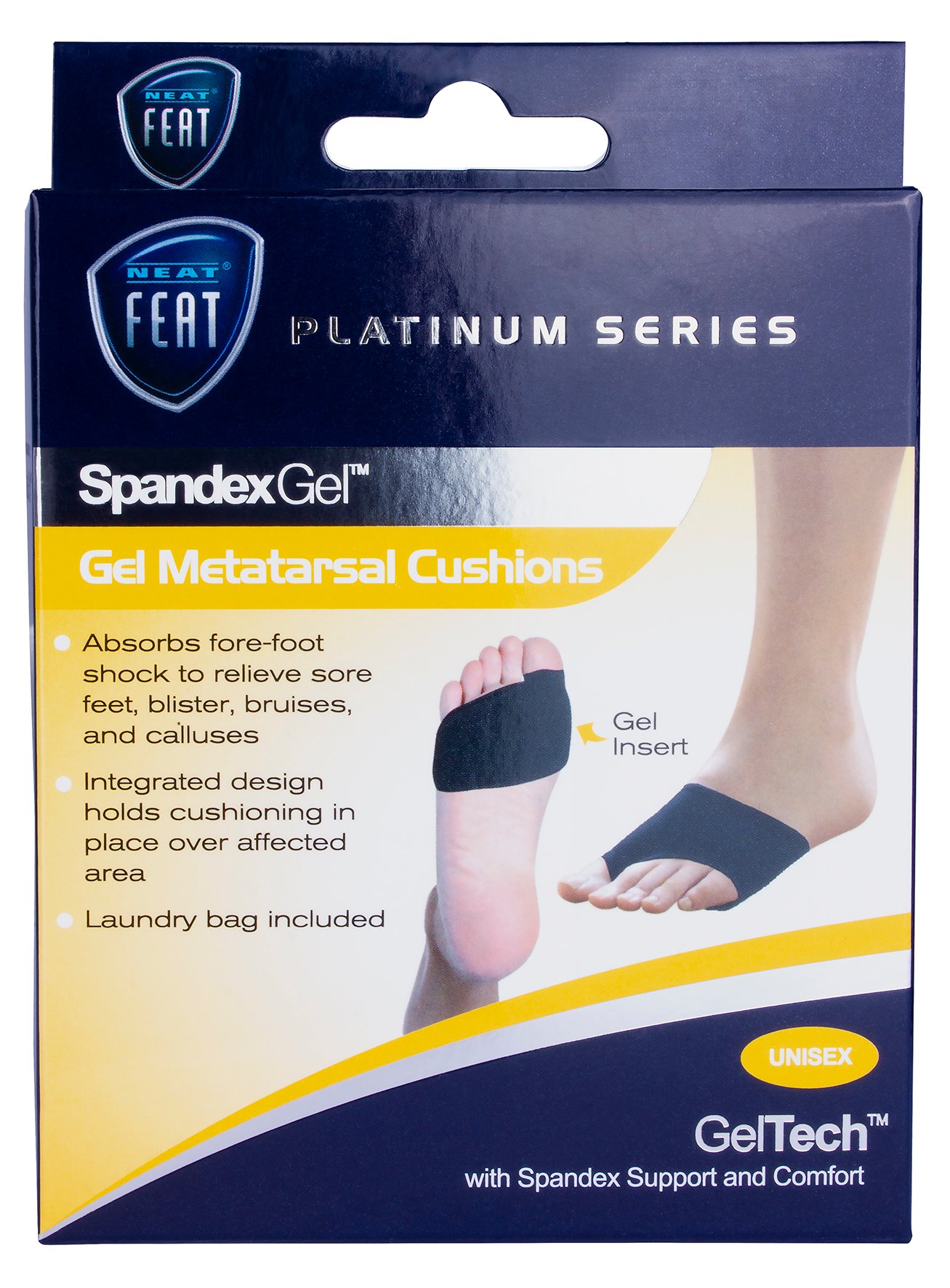 Neat Feat Spandex Metatarsal Pad Sleeve Extra Large 1 pair - Image 3