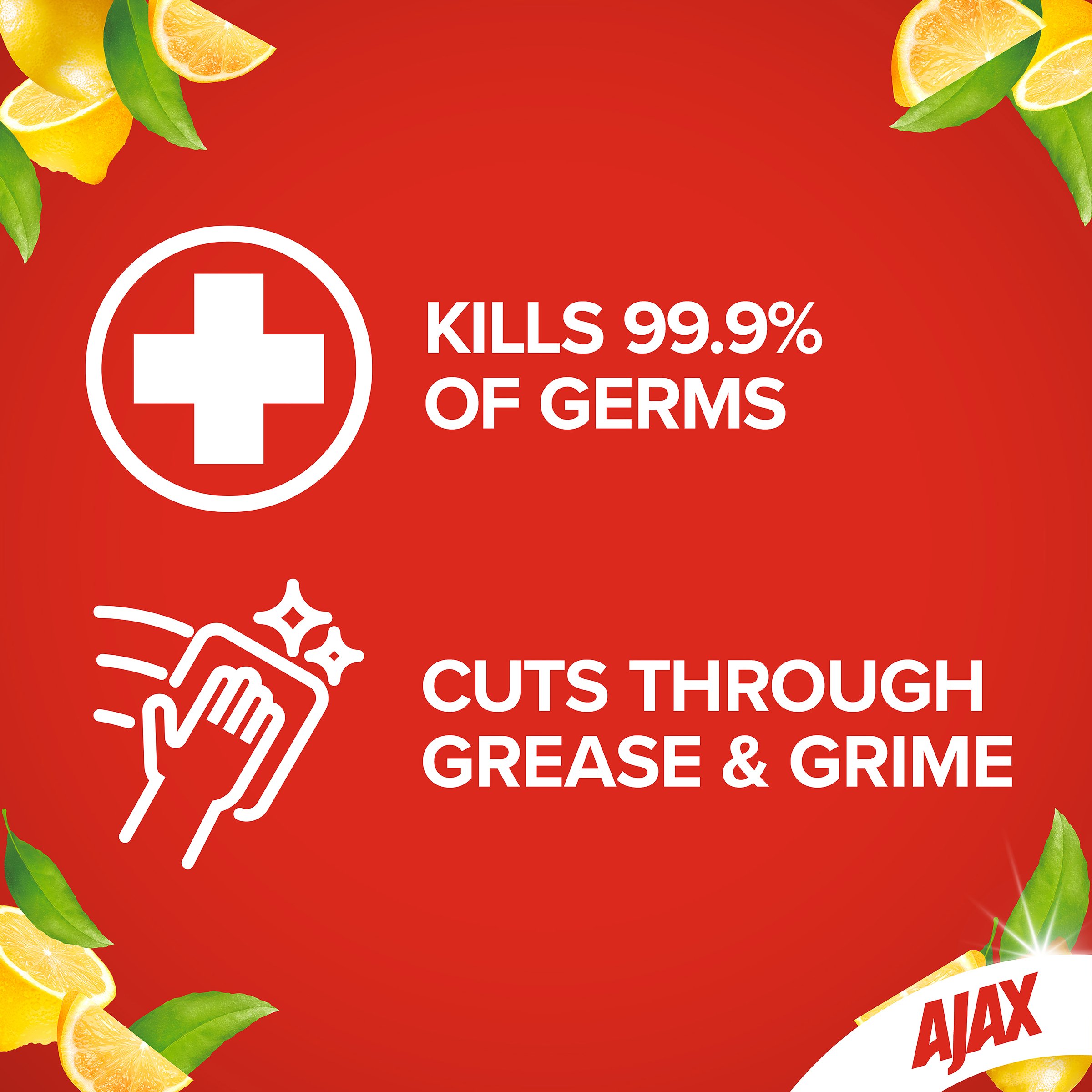 Ajax Antibac Lemon Wipes Misc 110pack - Image 8