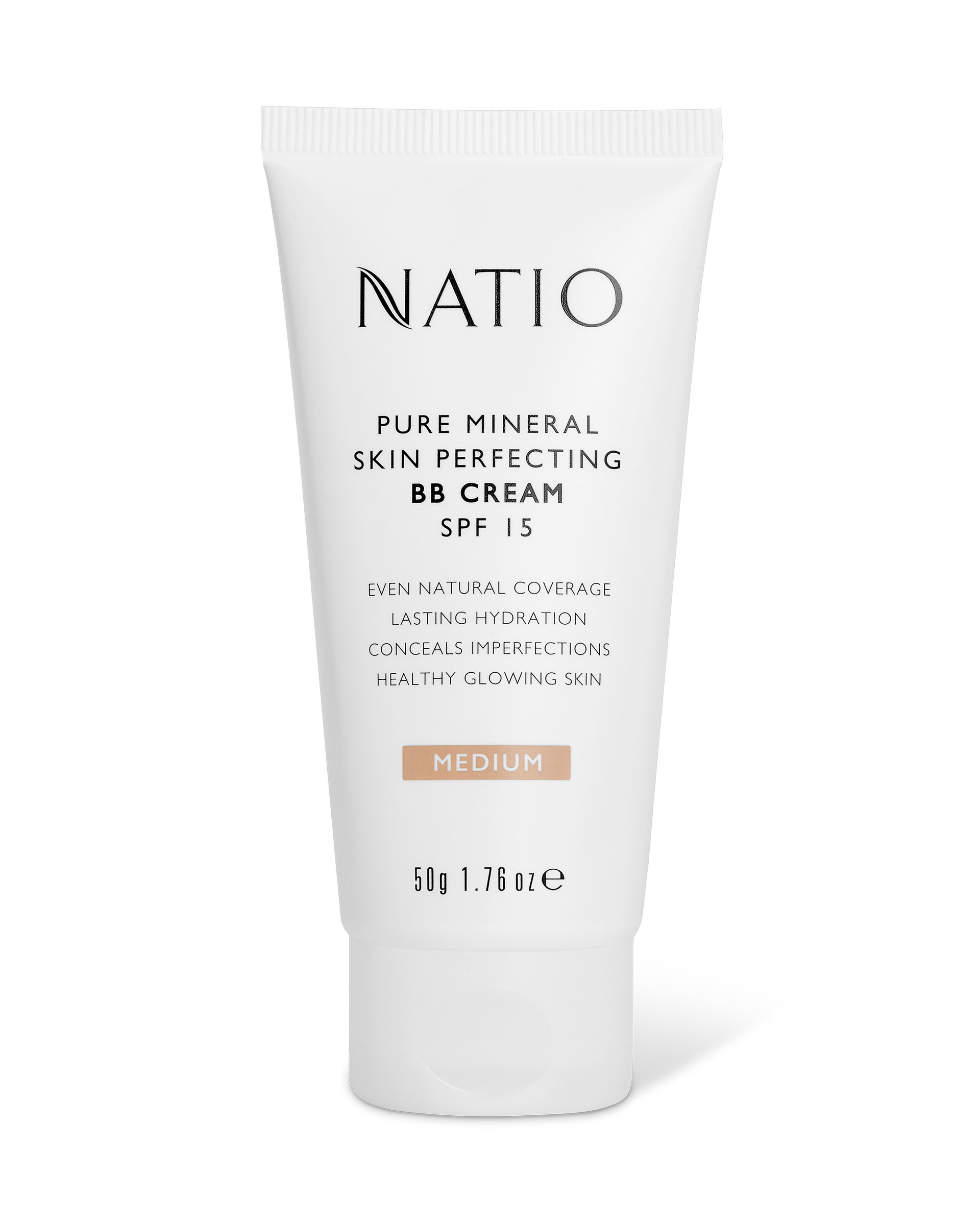 Natio Pure Mineral Skin Perfecting BB Cream Medium SPF15 - 50g - Image 1