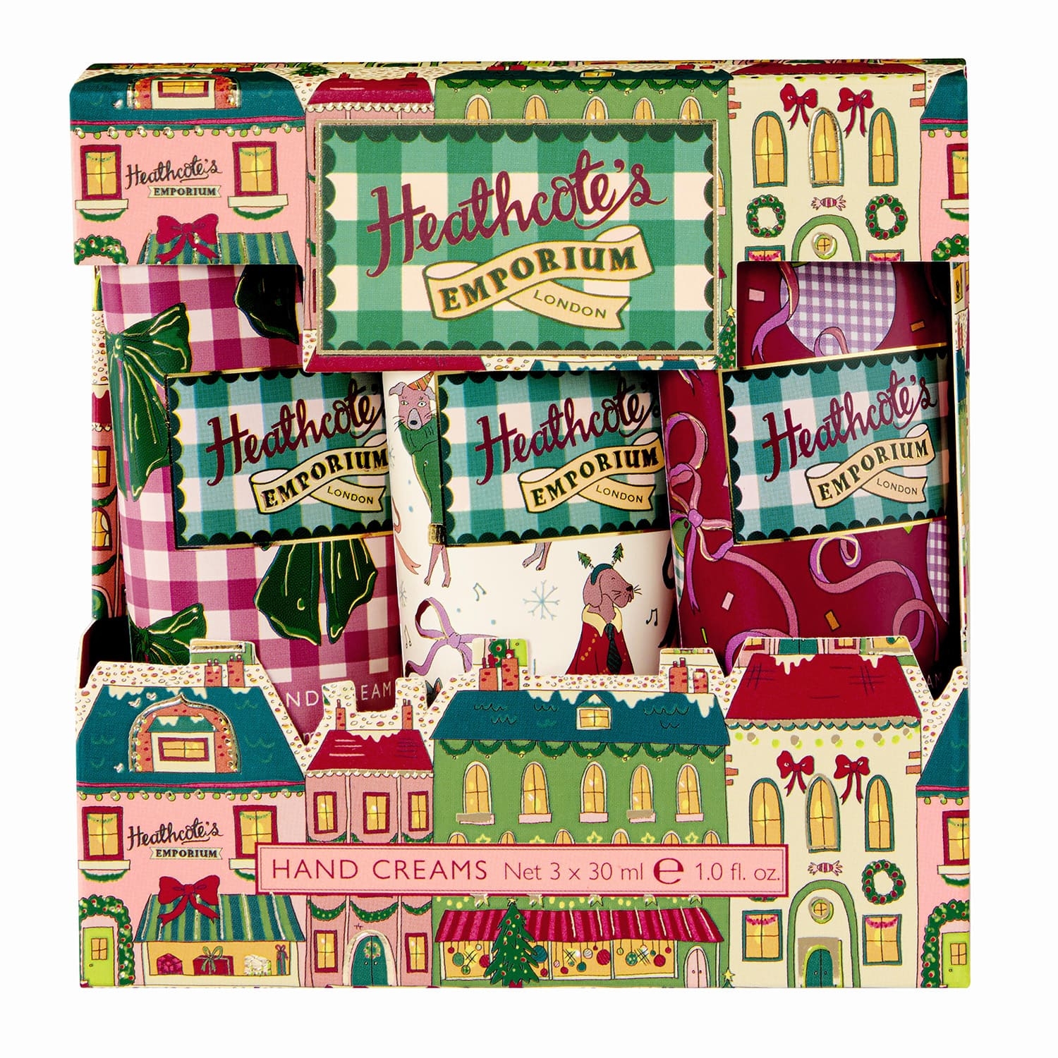 Heathcote & Ivory Heathcote's Emporium Festive Hand Cream Trio 30ml - 3 piece
