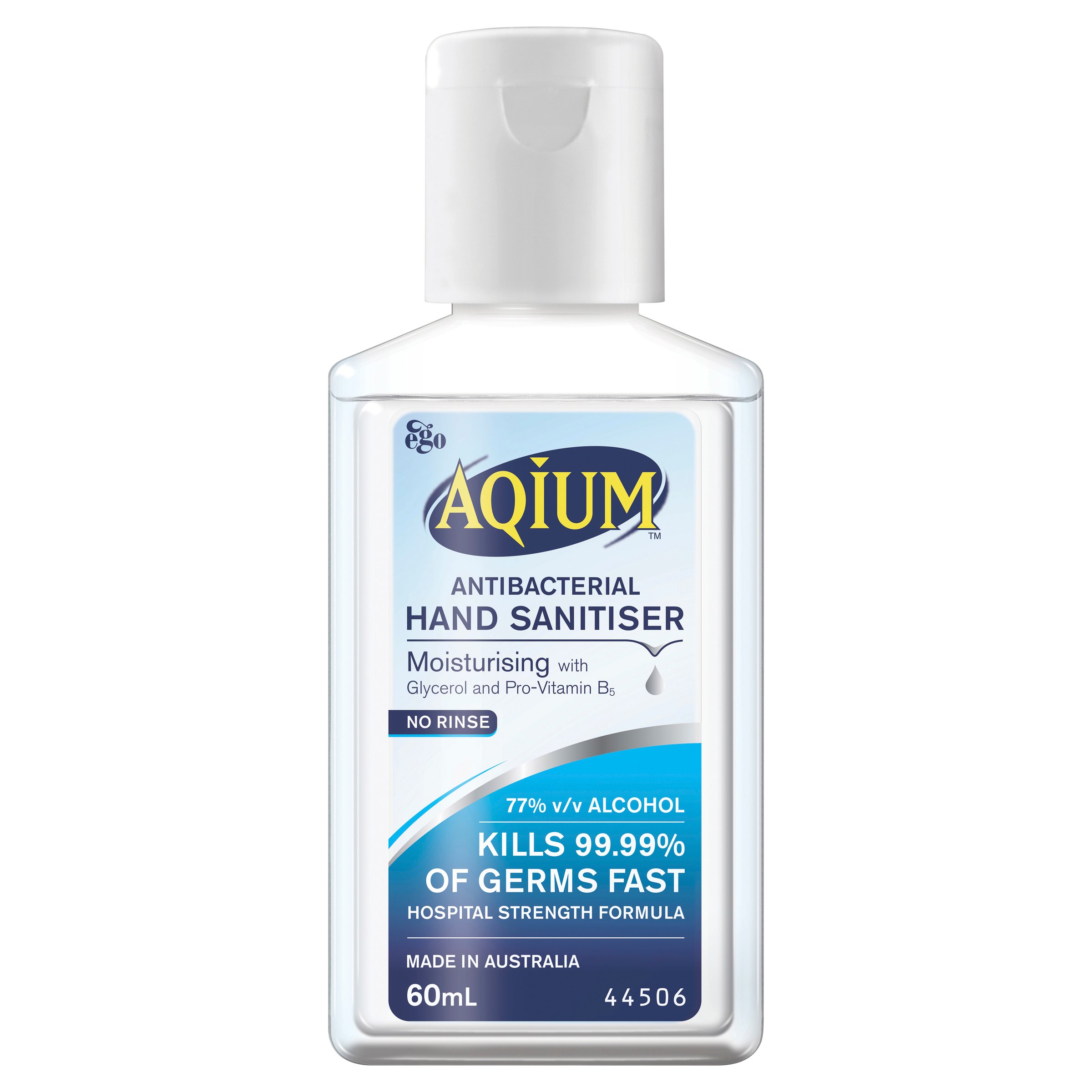 Ego Aqium Hand Sanitiser 60ml - Image 1