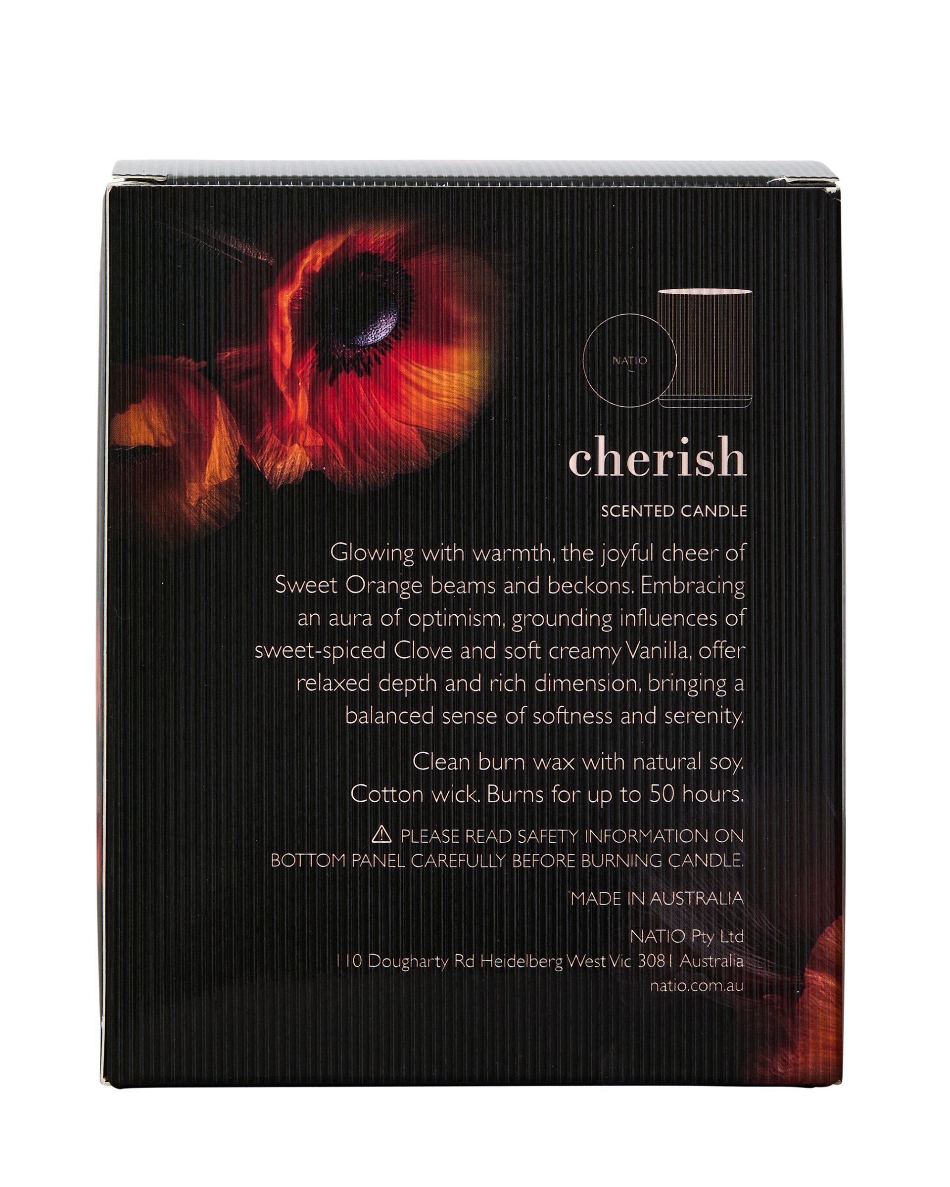 Natio Home Sanctuary Scented Candle Cherish 280g - Image 4