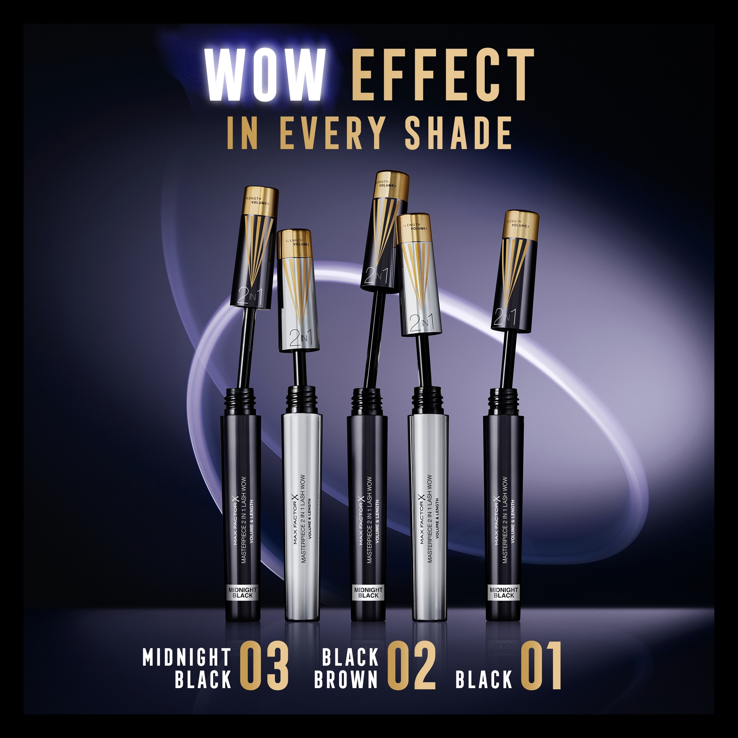 Max Factor Masterpiece 2-In-1 Lash Wow Shade Super Black 7ml - Image 5