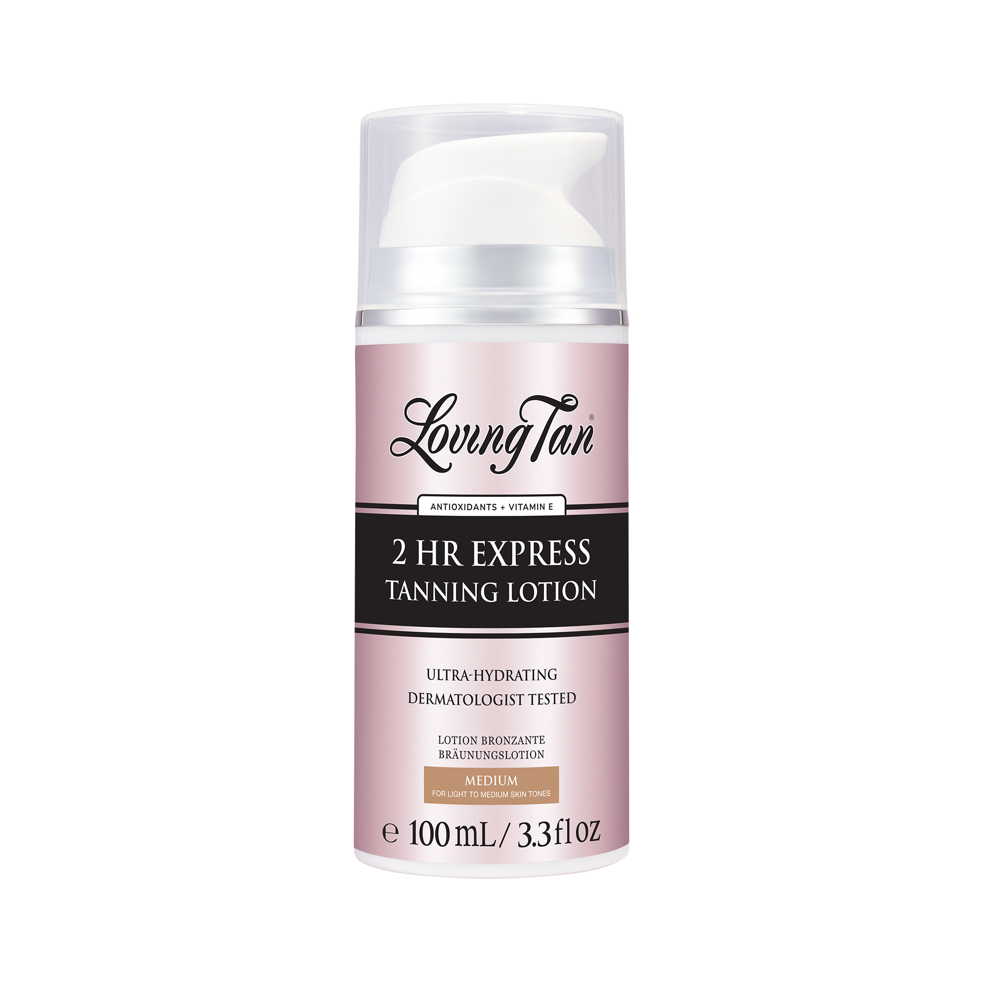 Loving Tan 2 HR Express Tanning Lotion Medium 100ml - Image 2
